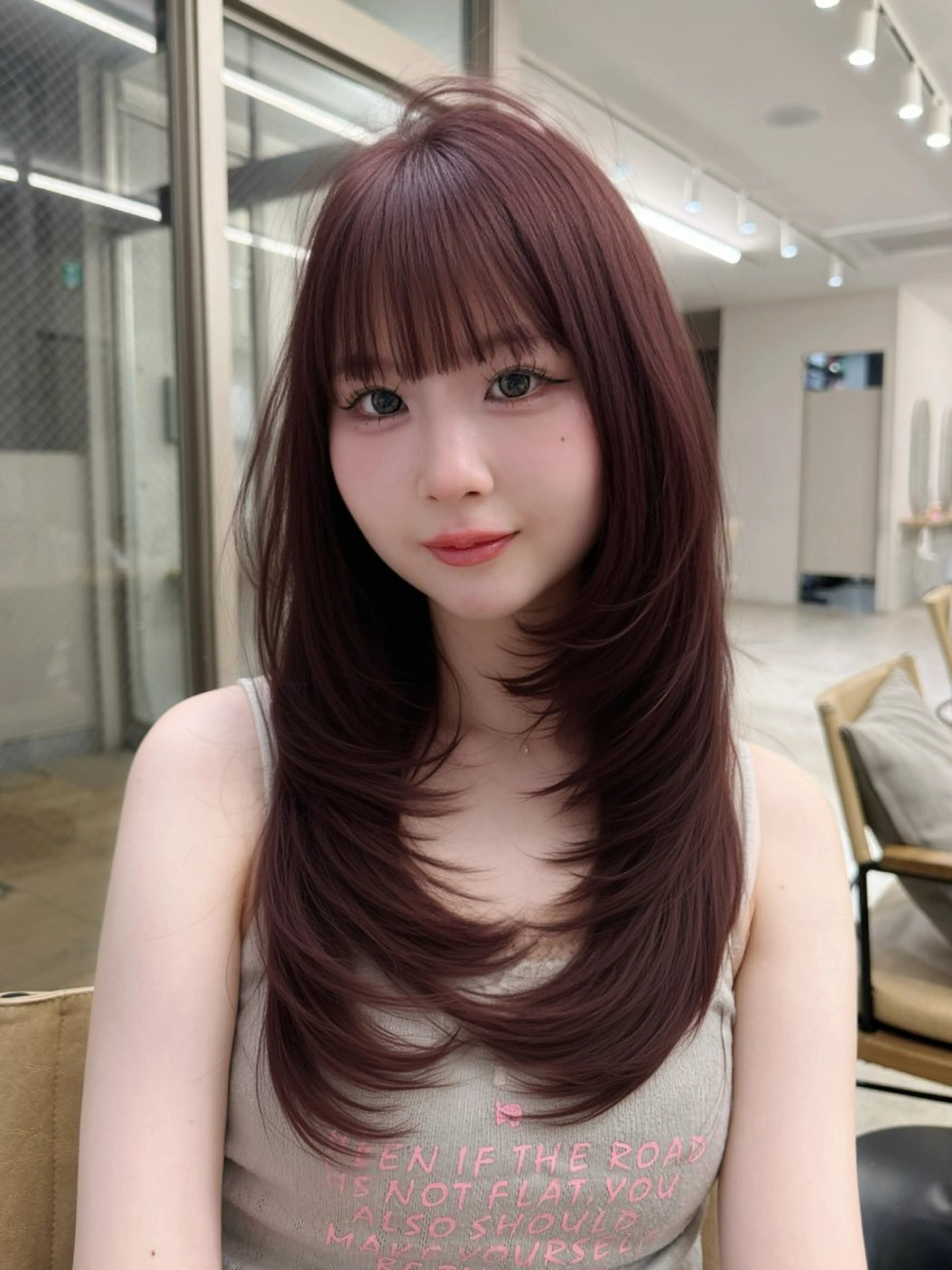 ロング カット ゆい 似合わせカットのヘアスタイル