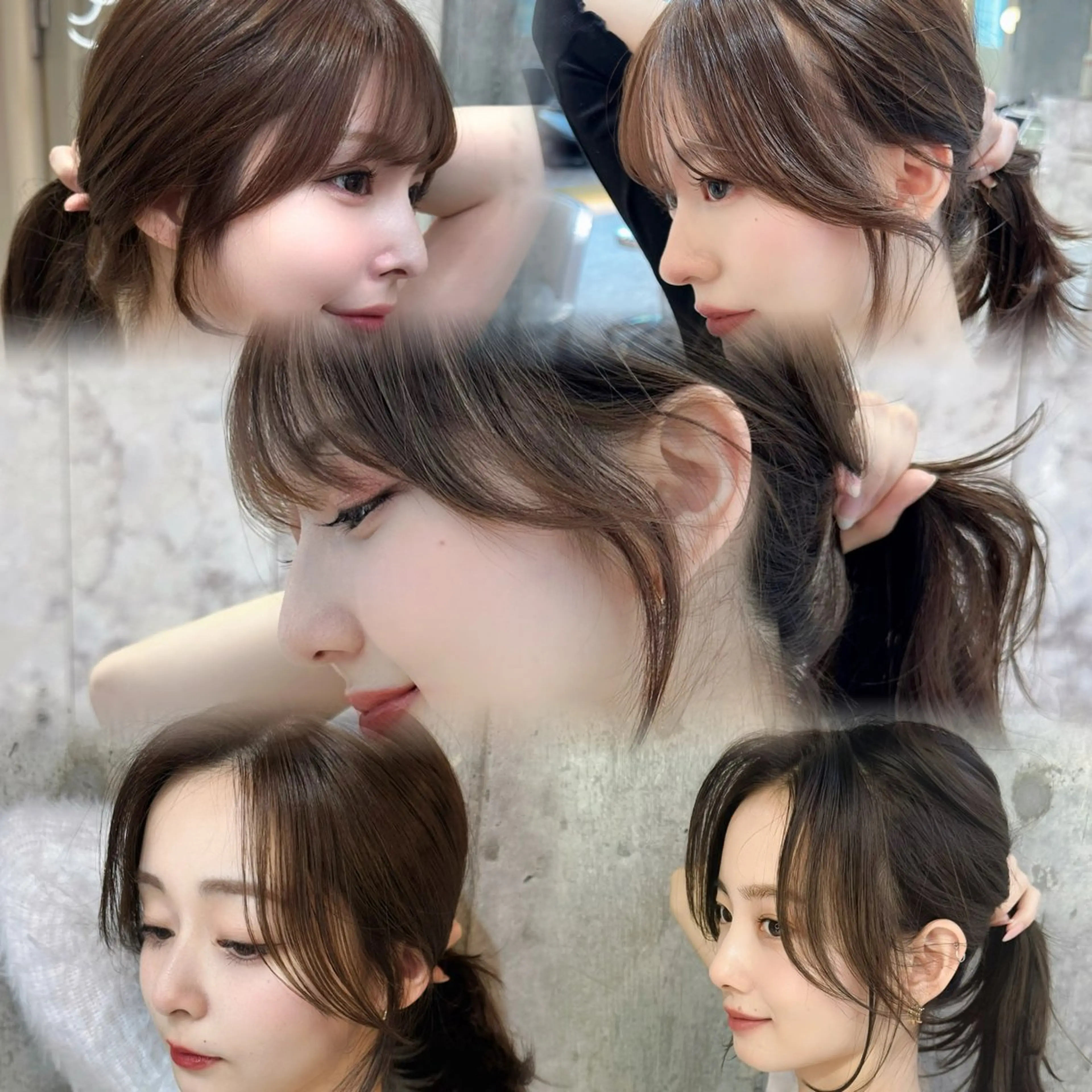 セミロング カラー カット ヘアカラー トリートメント 新宿/韓国風レイヤー 髪質改善/渋谷直樹のヘアスタイル