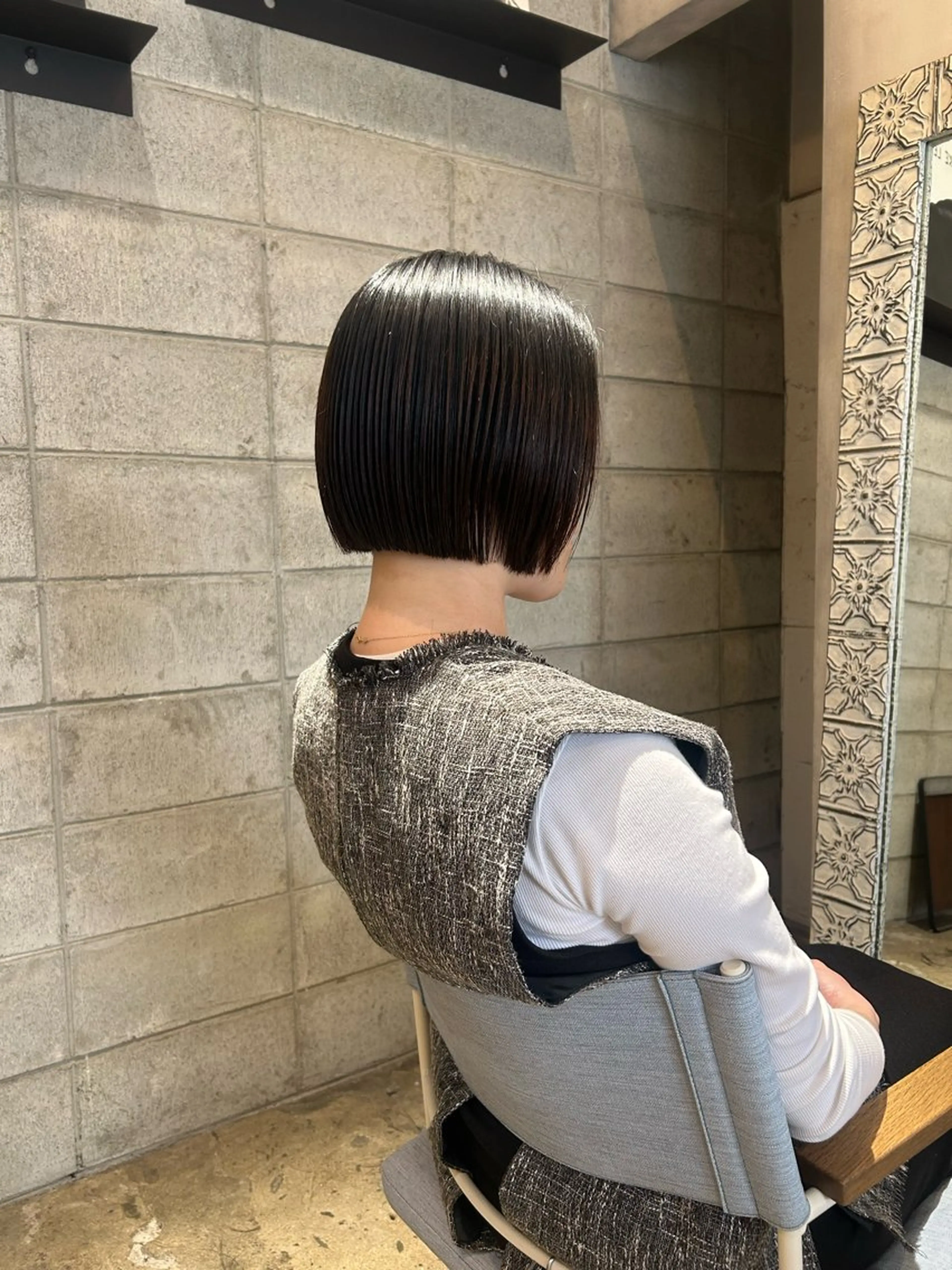 ショート 谷九/天王寺/上本町 ショート/ボブ/北川のヘアスタイル