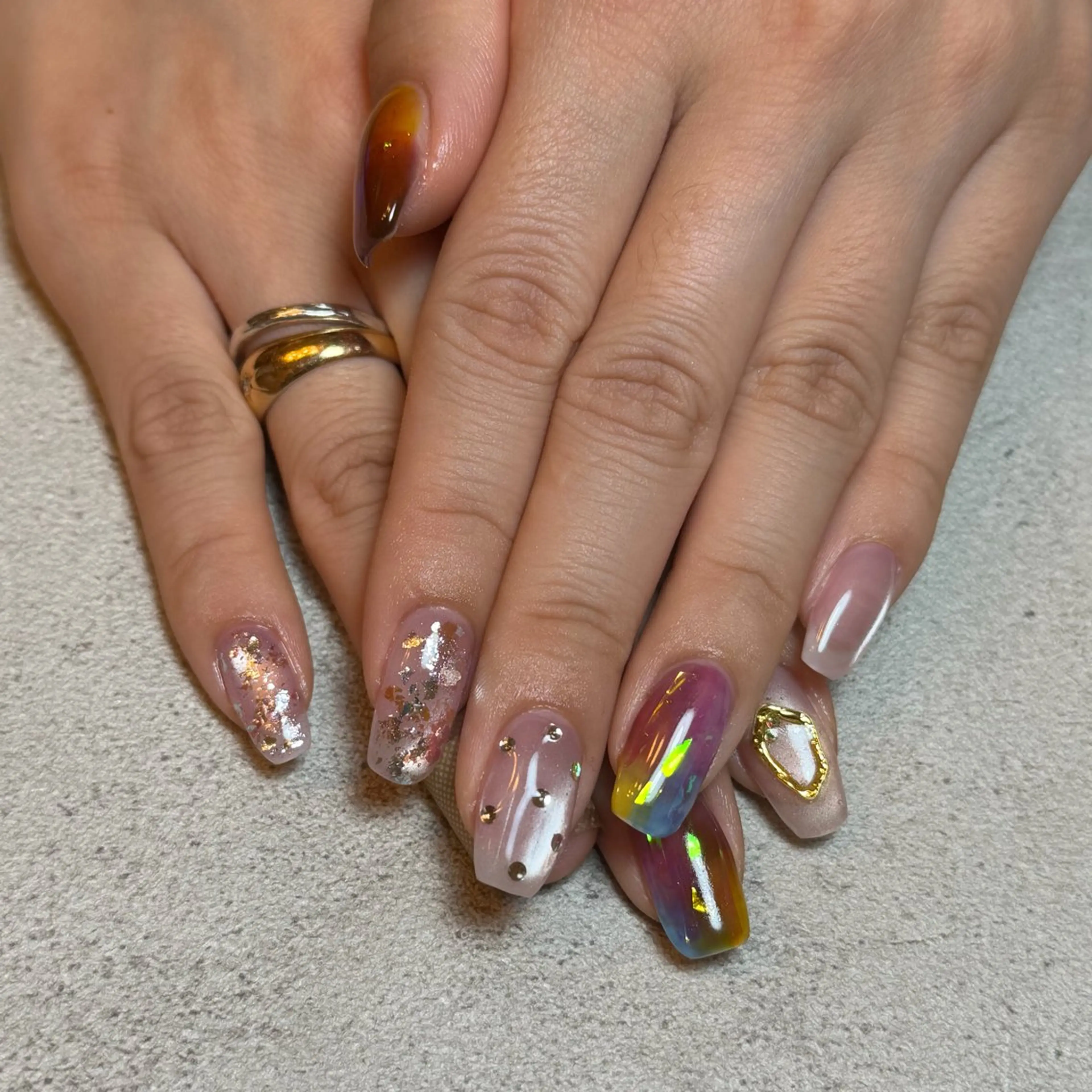 ネイル 自由が丘サロン あやめ💅のネイルデザイン