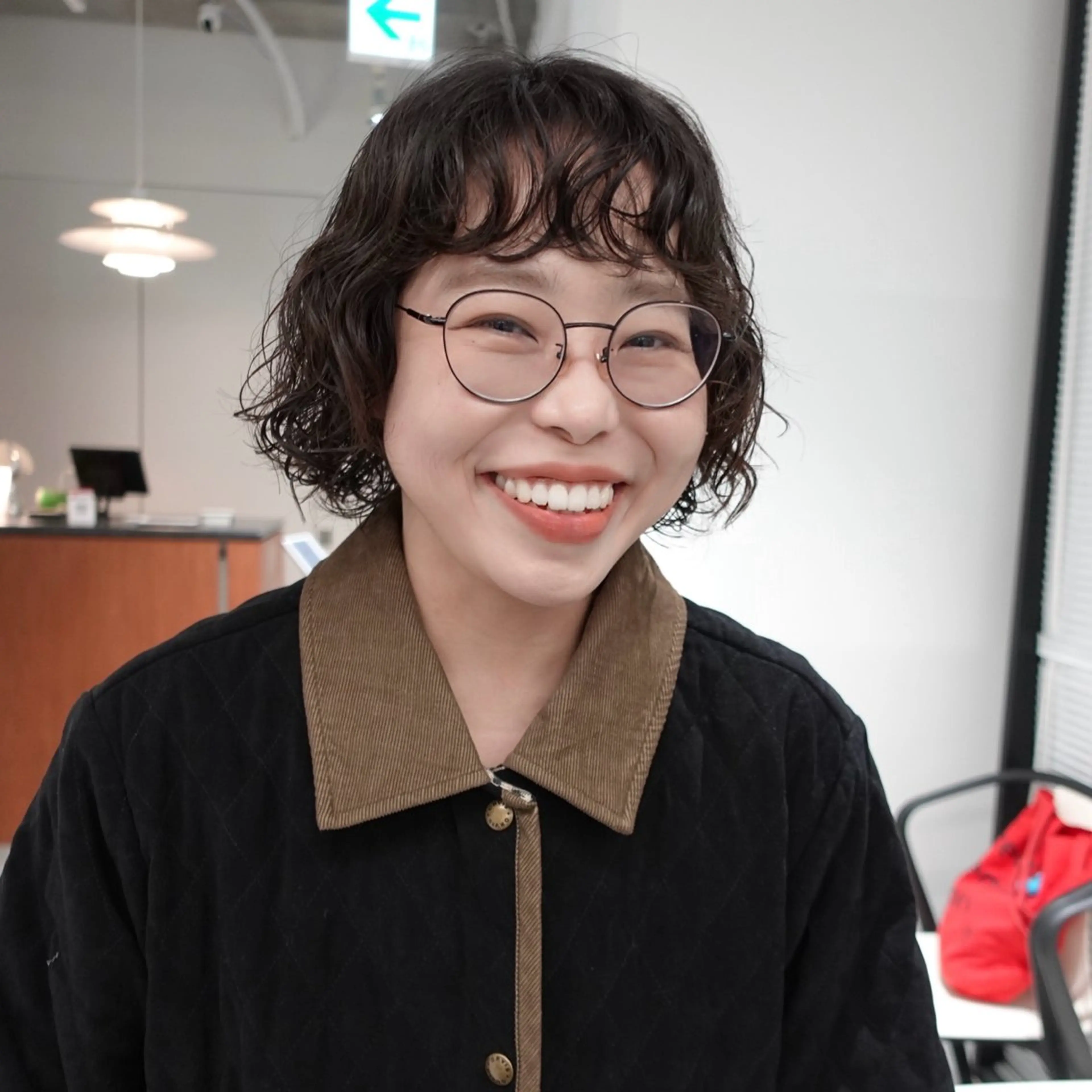 ショート パーマ ヘアアレンジ ボブ カット パーマ 🌐サトウ リョウ🌐のヘアスタイル