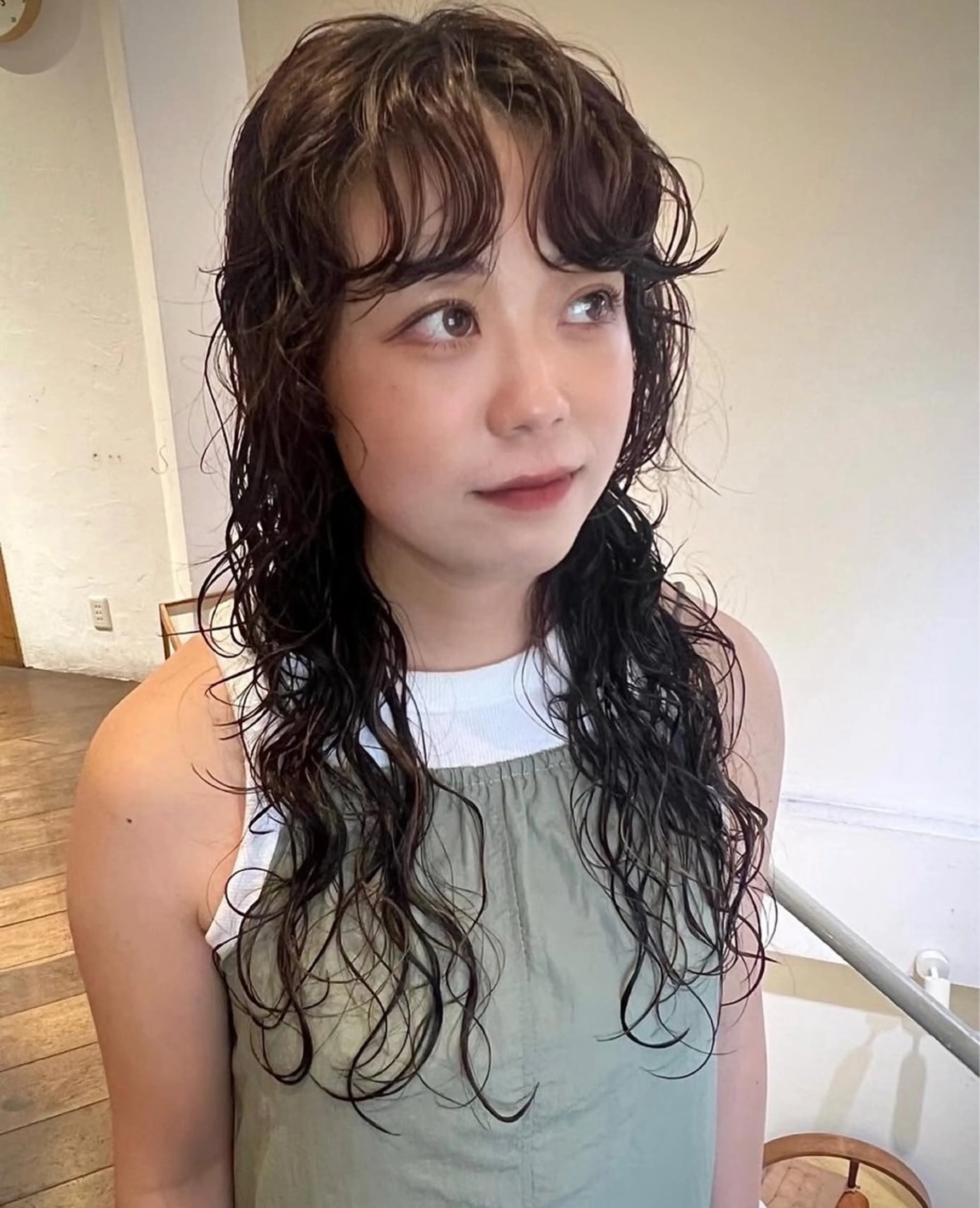 ロング パーマ ロング カット パーマ トリートメント ACCA所属・和泉府中美容室 YUMEのヘアスタイル