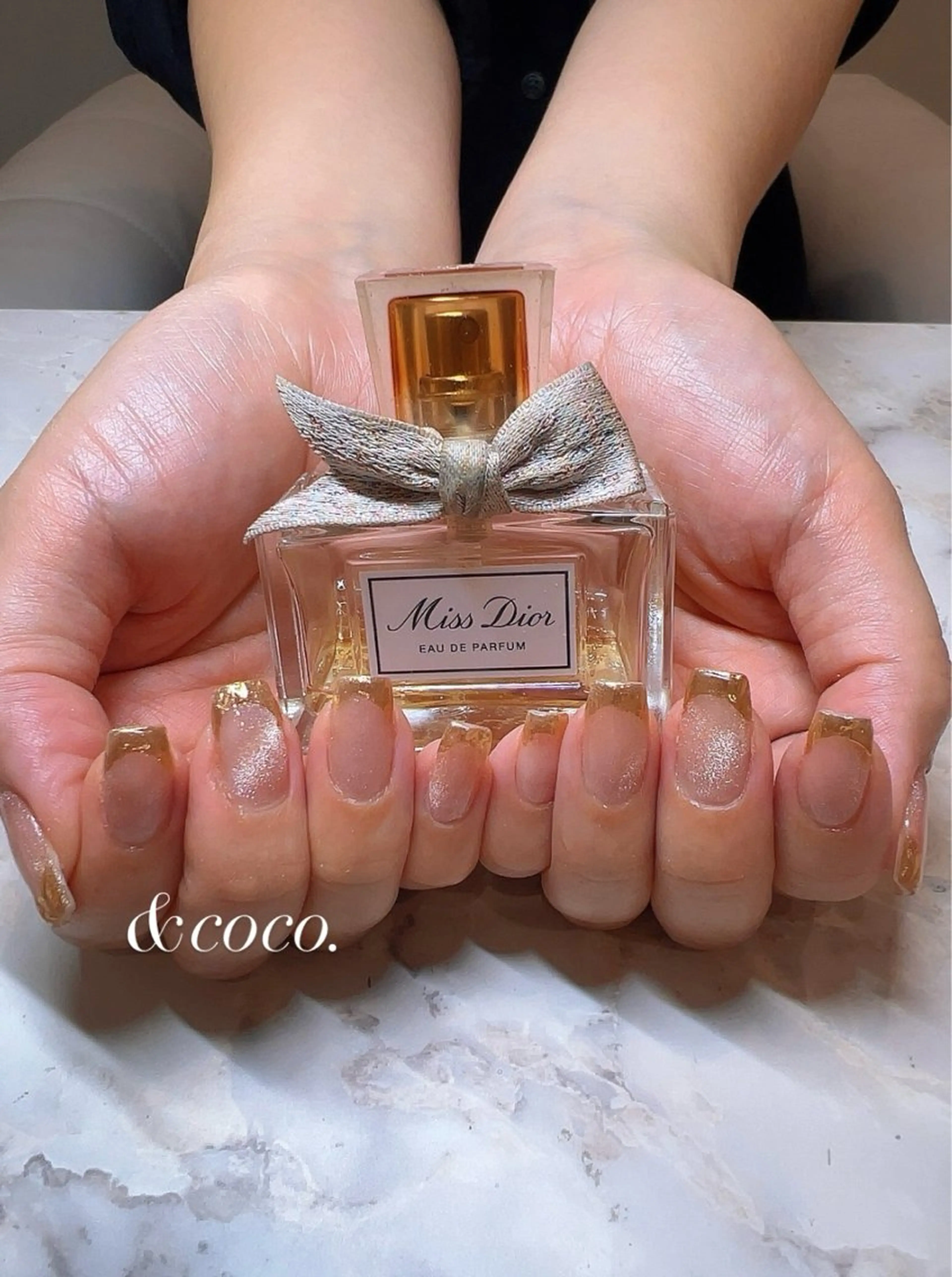 ネイル フレンチネイル ミラーネイル ハンドネイル ＆ coco.のネイルデザイン