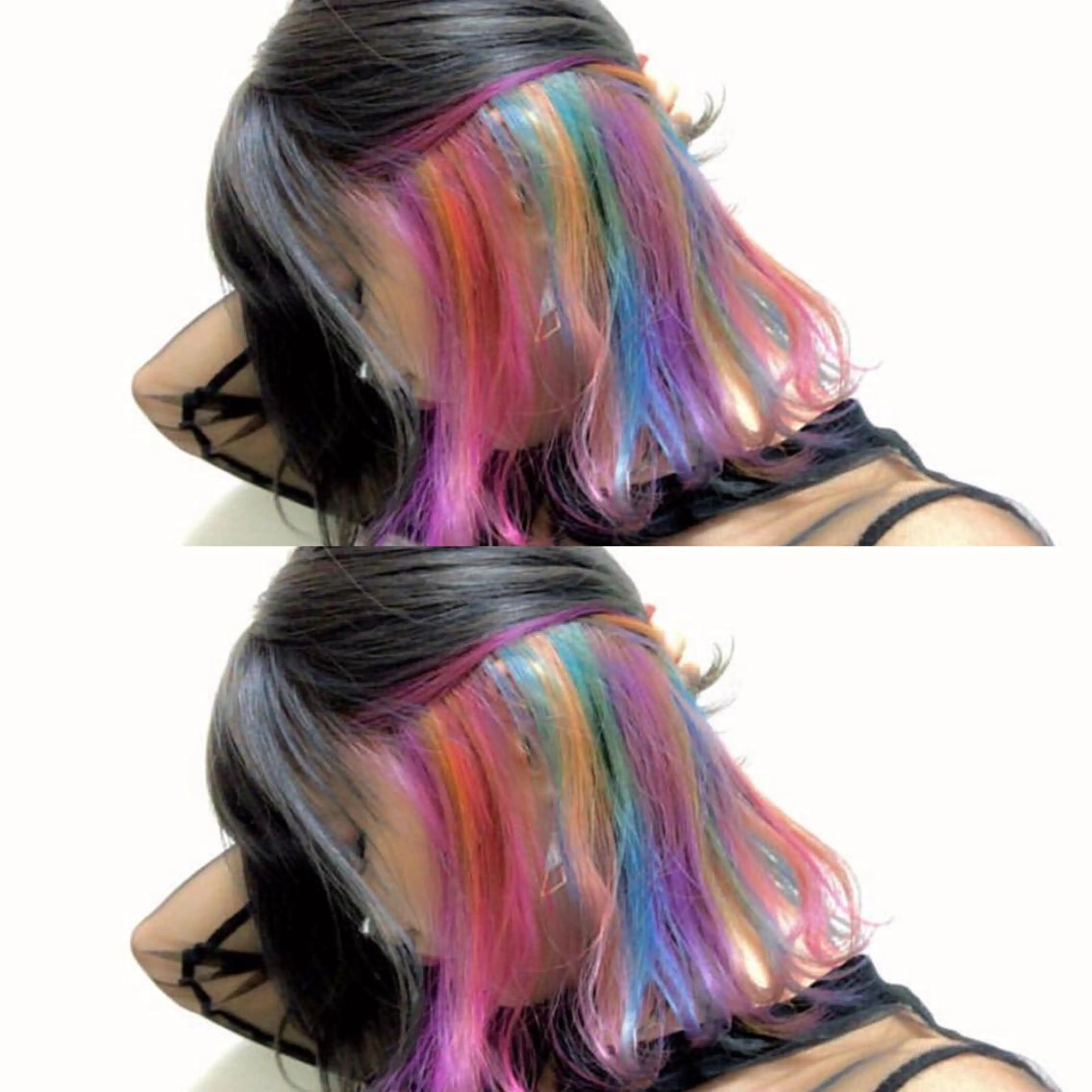 【Instagramで話題】インナーケアブリーチ付きユニコーンカラー【インナーブリーチ１回付】の写真