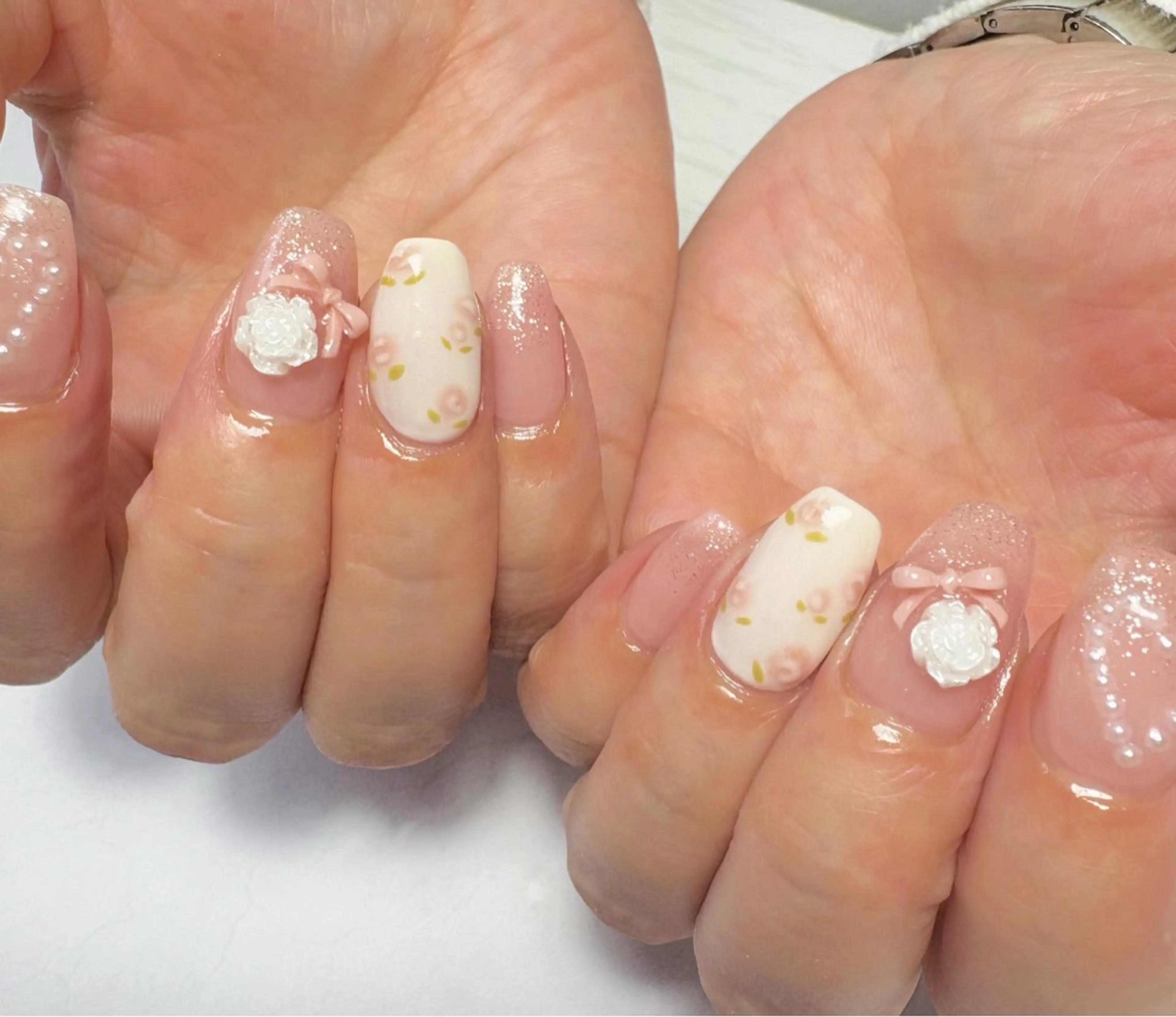 ネイル 持ち込み オフィスネイル ハンドネイル Nail Salon noiのネイルデザイン