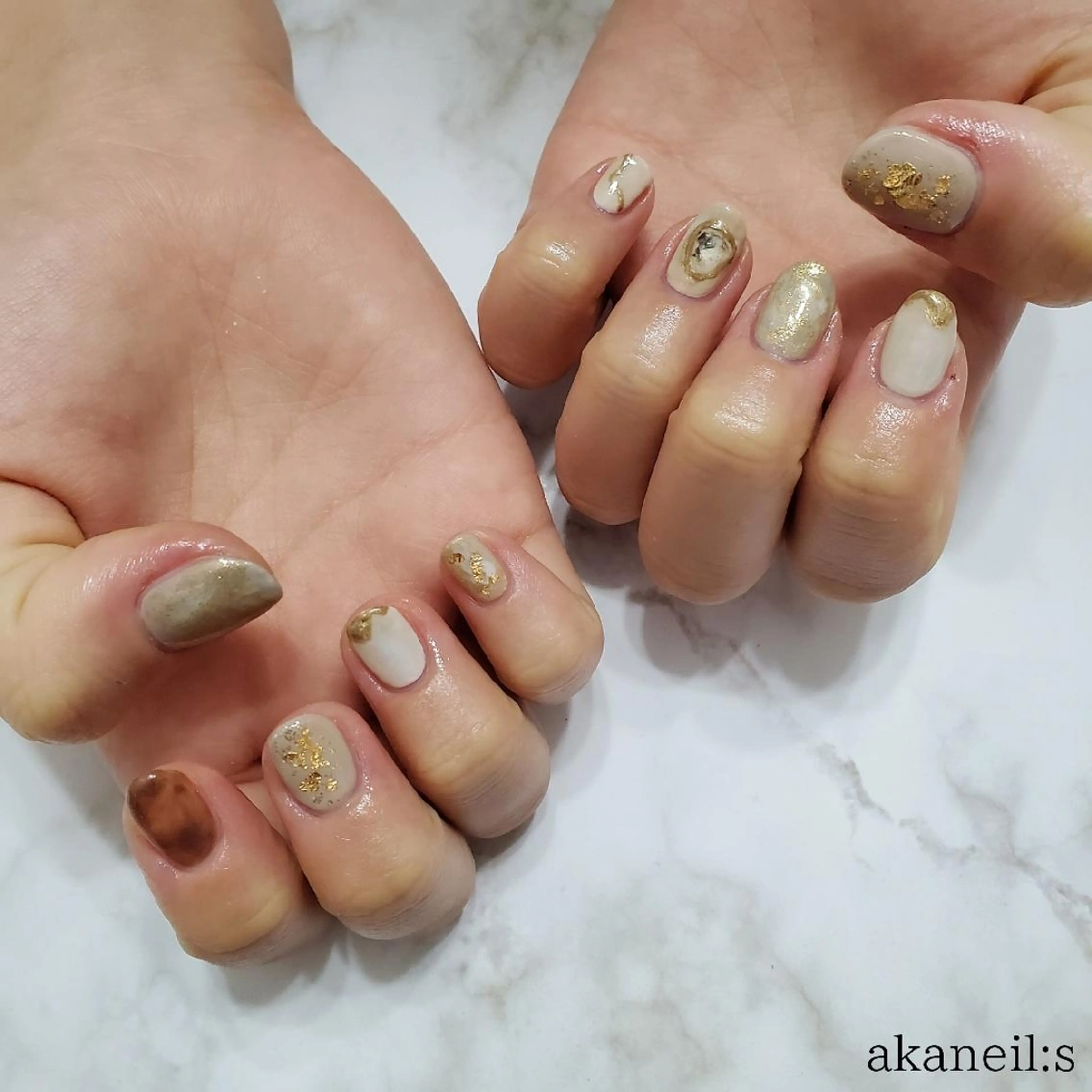 ネイル ニュアンスネイル 【akaneils】 アカネのネイルデザイン