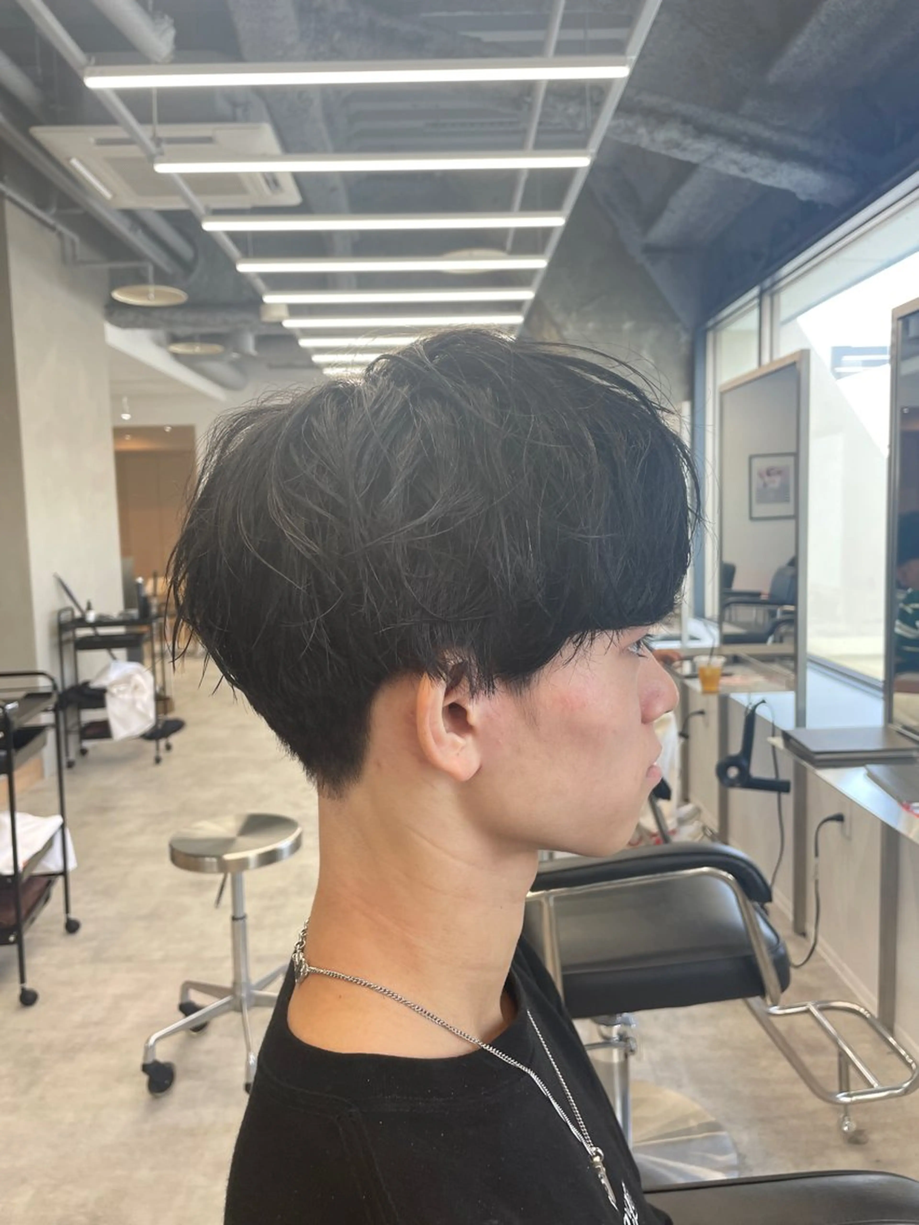 【ご新規様限定📣】🔥メンズパーマに飽きた方はこれ！🔥骨格矯正カット＋パーマ落とし🌿の写真