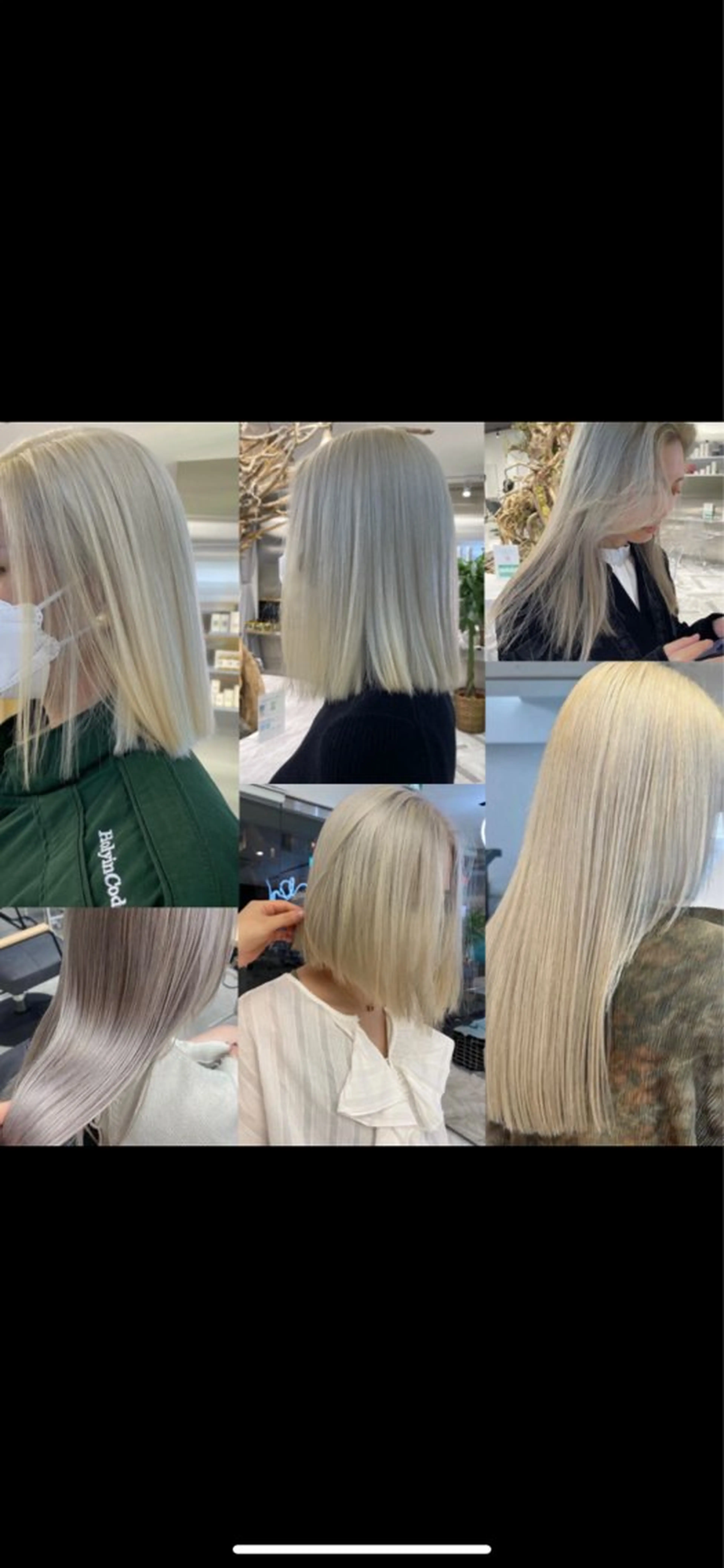 ミディアム カラー ヘアアレンジ カット ヘアカラー mina 🌷のヘアスタイル