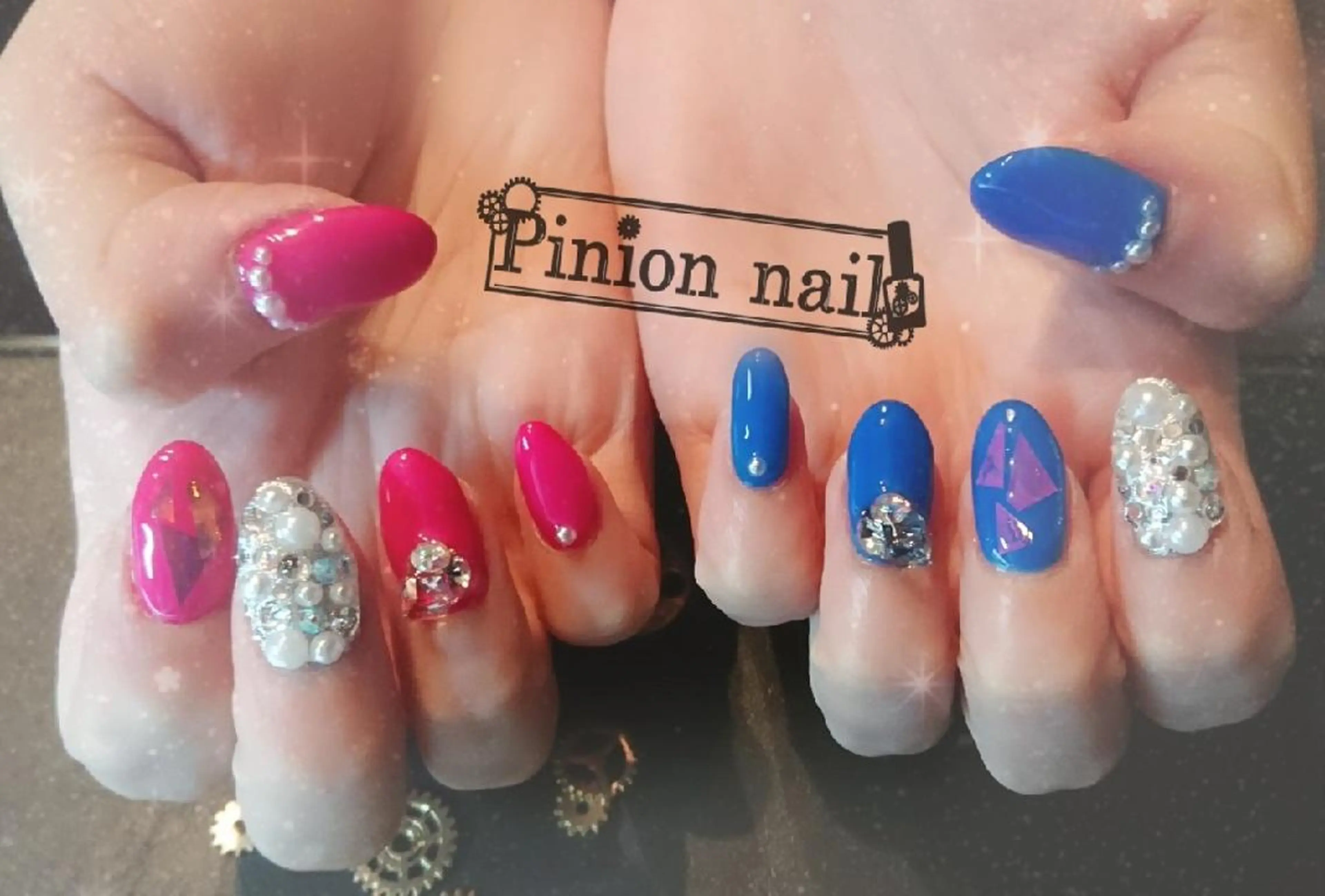 ネイル アートネイル キラキラネイル 【推し活応援サロン】 Mea nuiのネイルデザイン