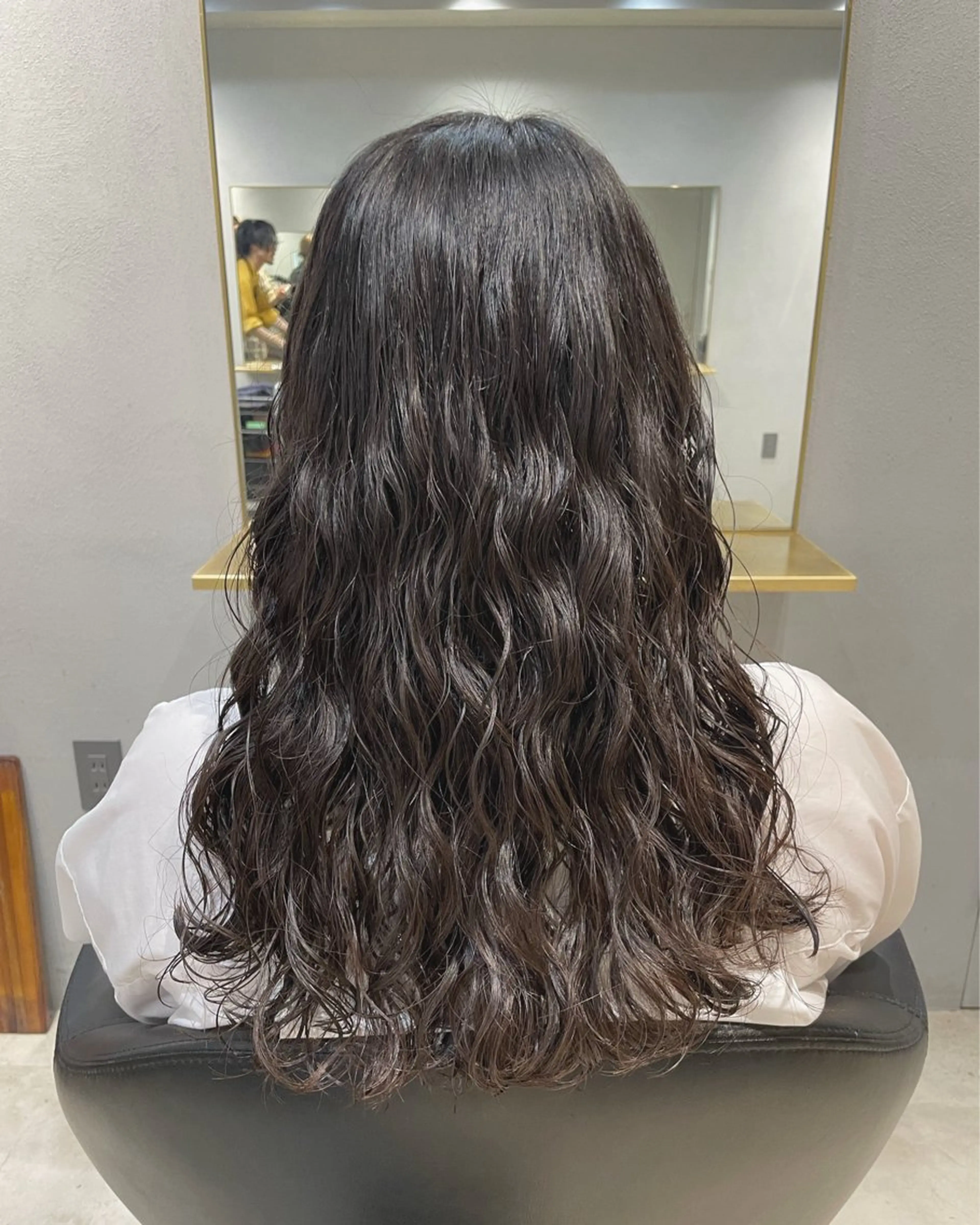 ロング パーマ 髪質改善 ロング 縮毛矯正 デジタルパーマ カット パーマ トリートメント 【表参道】Ruri デジタルパーマのヘアスタイル