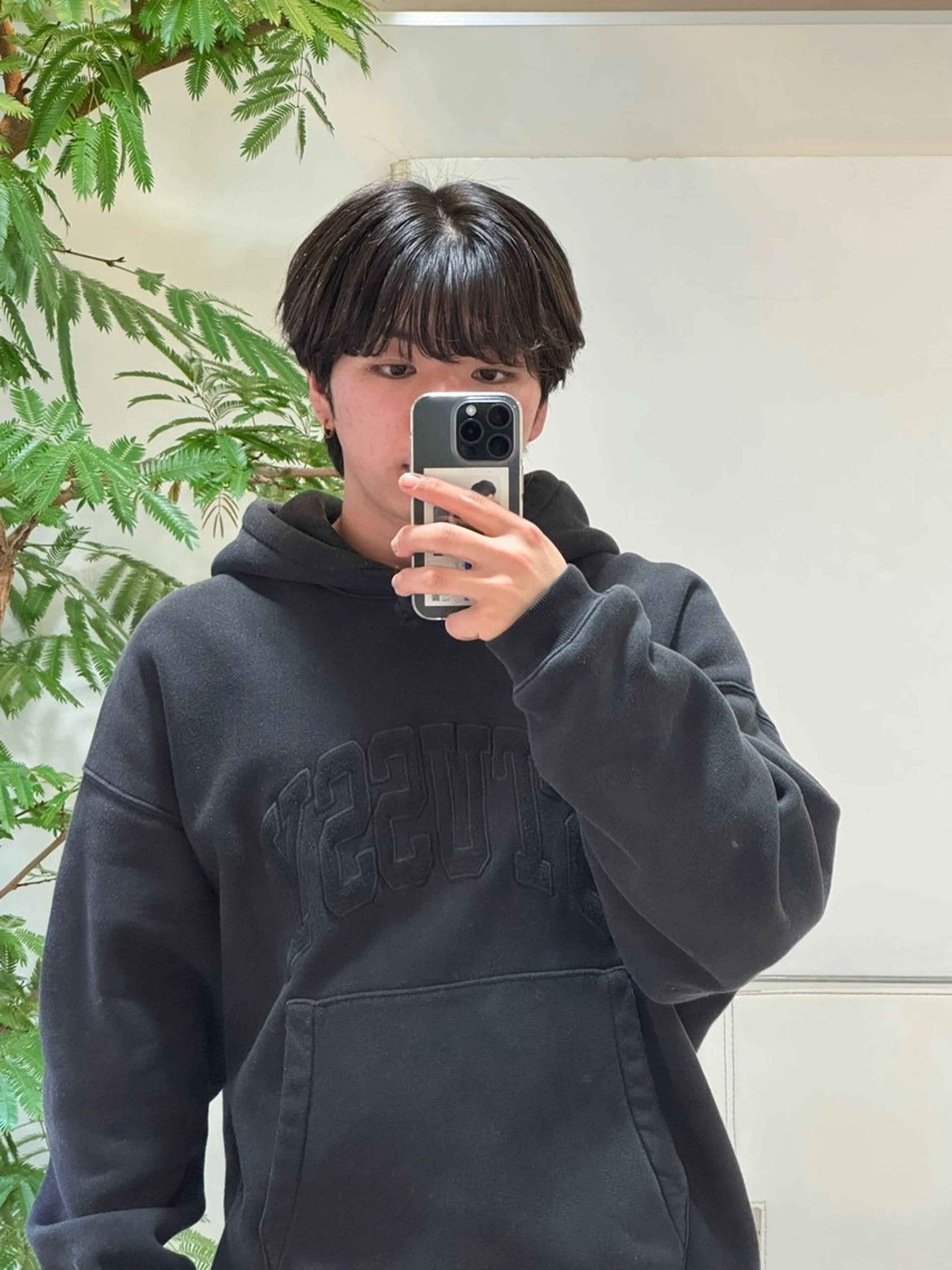 ミディアム パーマ メンズ マッシュ シースルーマッシュ 🥇メンズ特化美容師 masato🥇のヘアスタイル