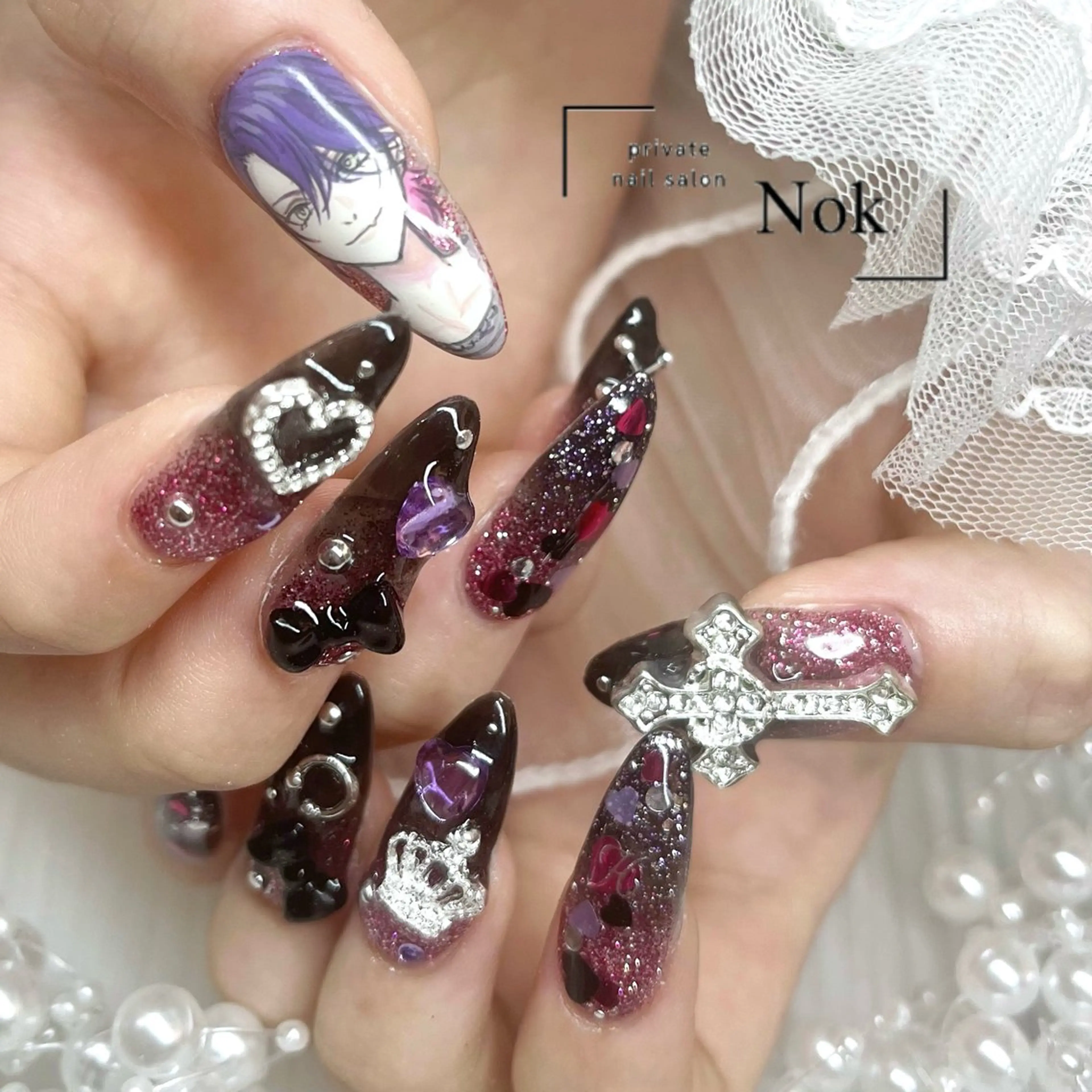 ネイル ハンドネイル 池袋痛ネイル Nok. 渡辺のネイルデザイン