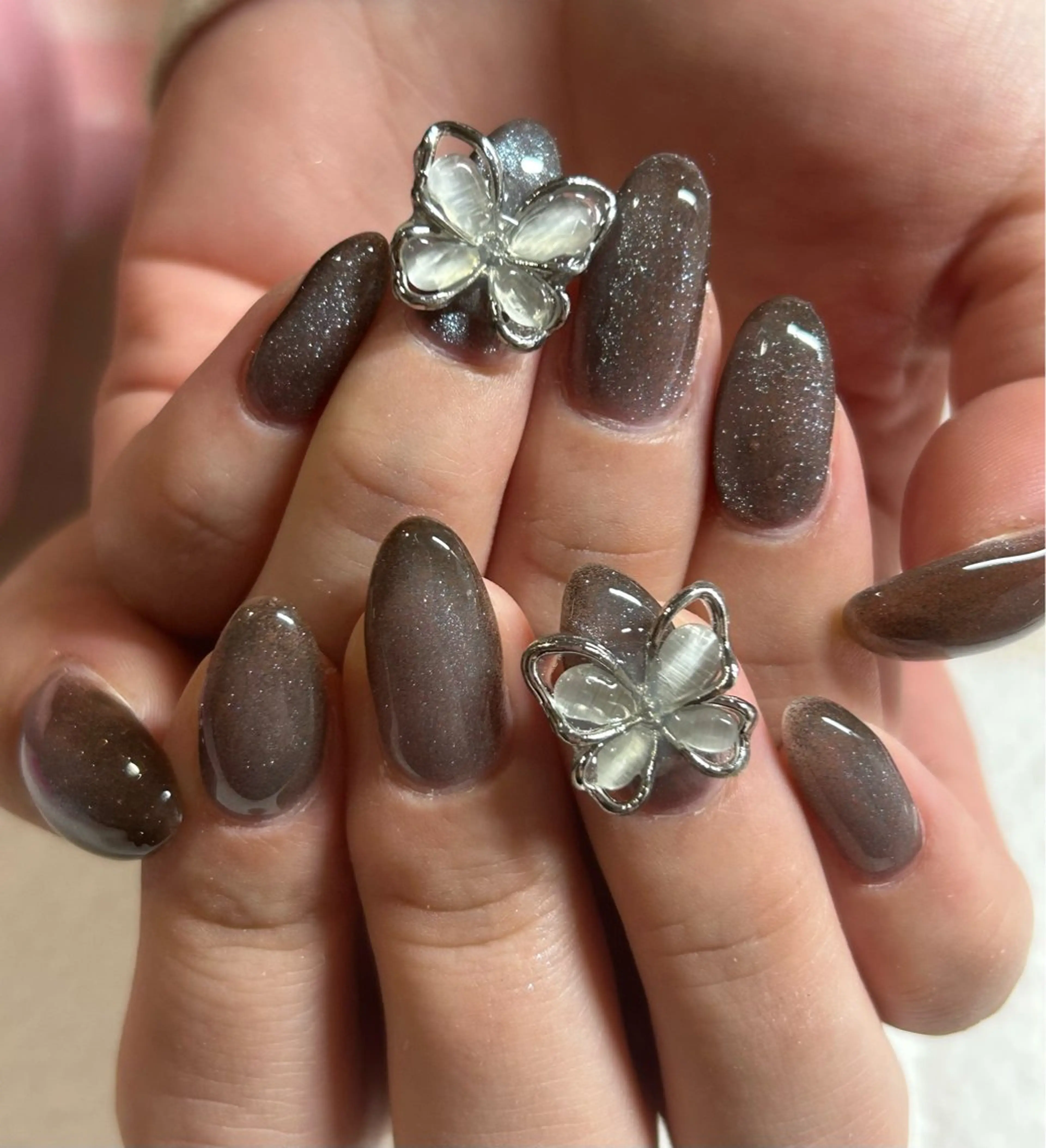 ネイル シンプルネイル ハンドネイル mibu⭐︎ 髙橋のネイルデザイン