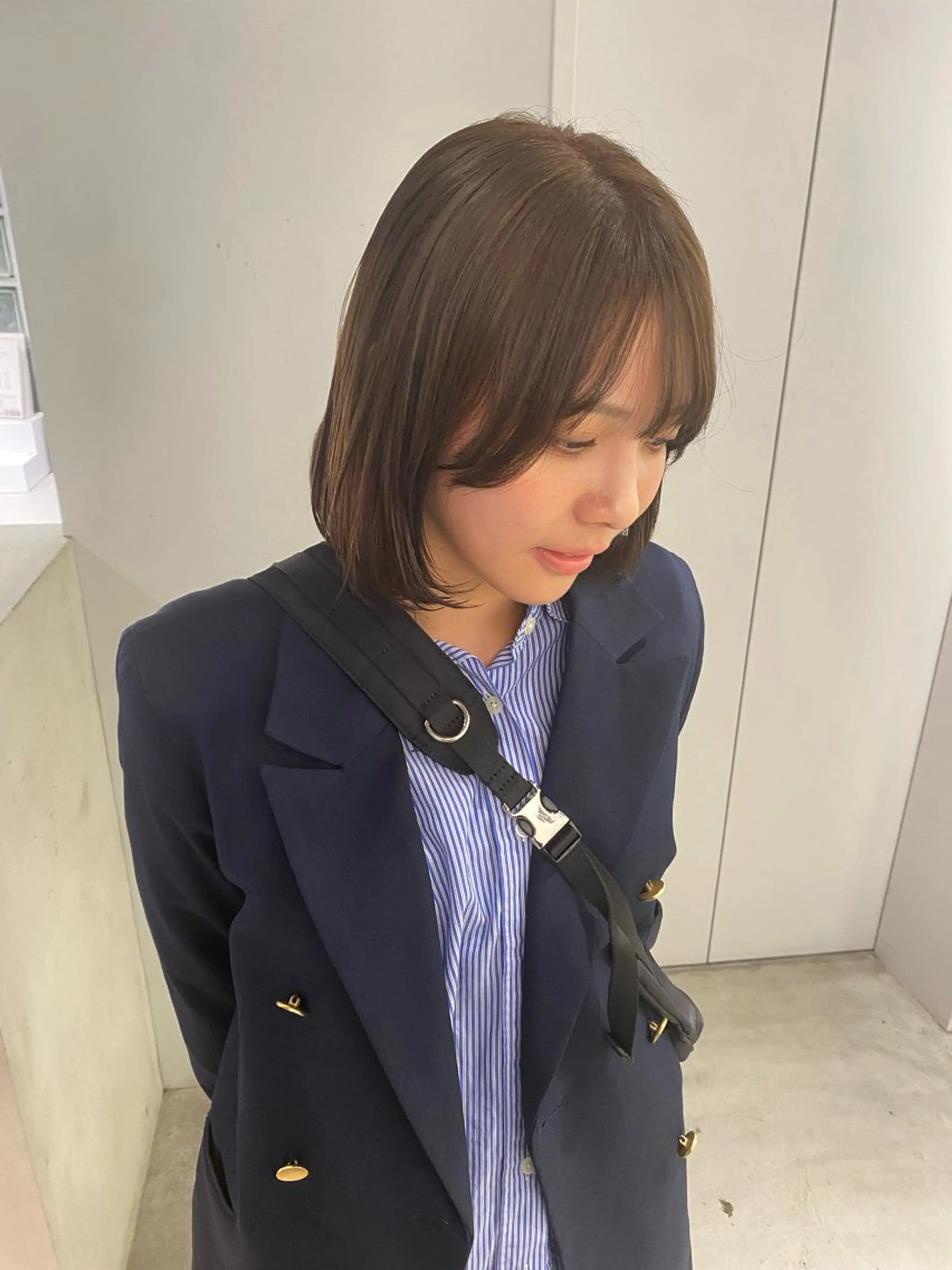 ミディアム 心斎橋/髪質改善 /ブリーチ/ショウマのヘアスタイル