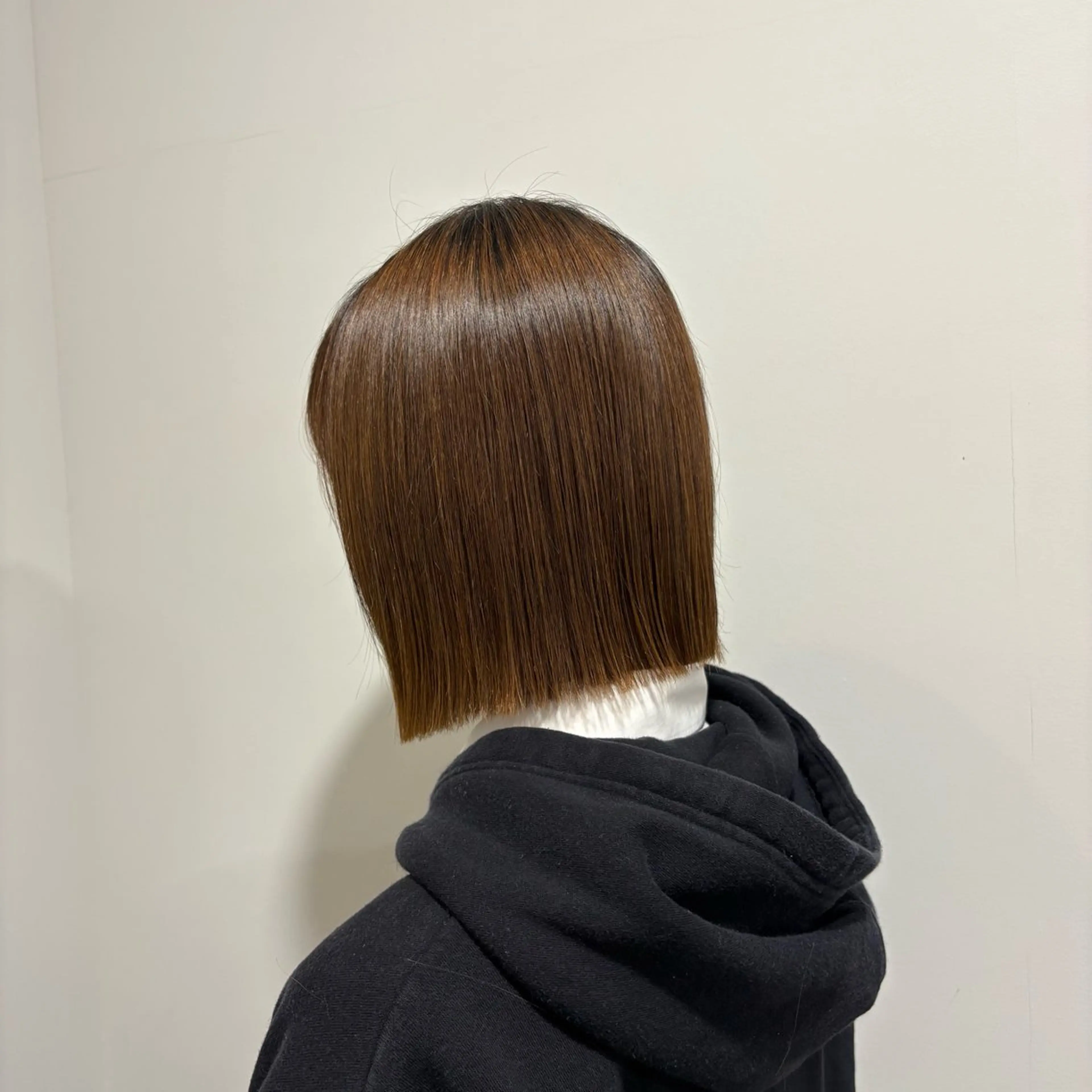 ミディアム ボブ カット トリートメント ボブ/外国人風カラー 🩵mikiのヘアスタイル