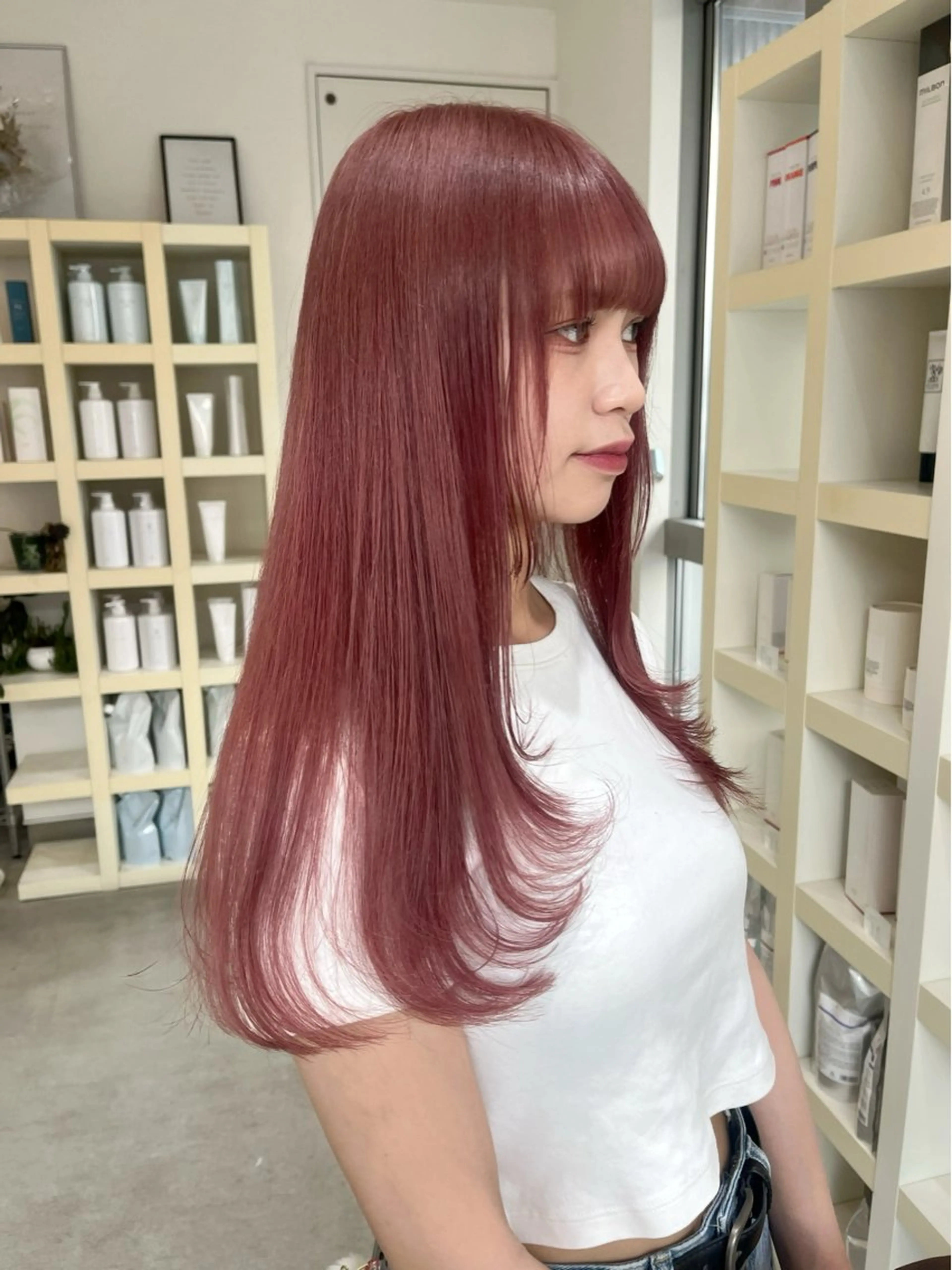ロング カラー カット ヘアカラー mir所属・長山 茉白のヘアスタイル