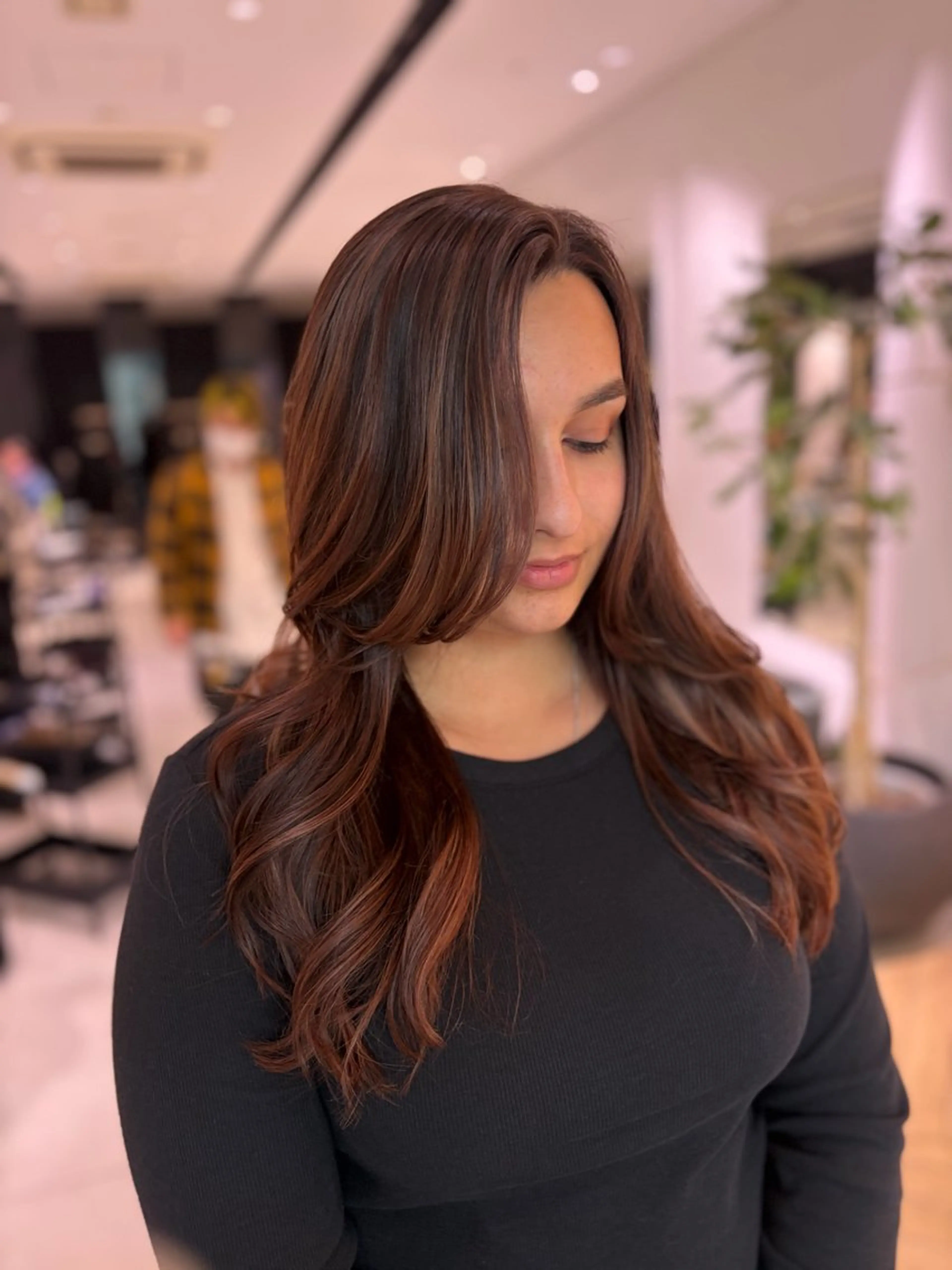 ロング カラー カット ヘアカラー カラーリスト/アイ リスト/牛込萌香🫧のヘアスタイル