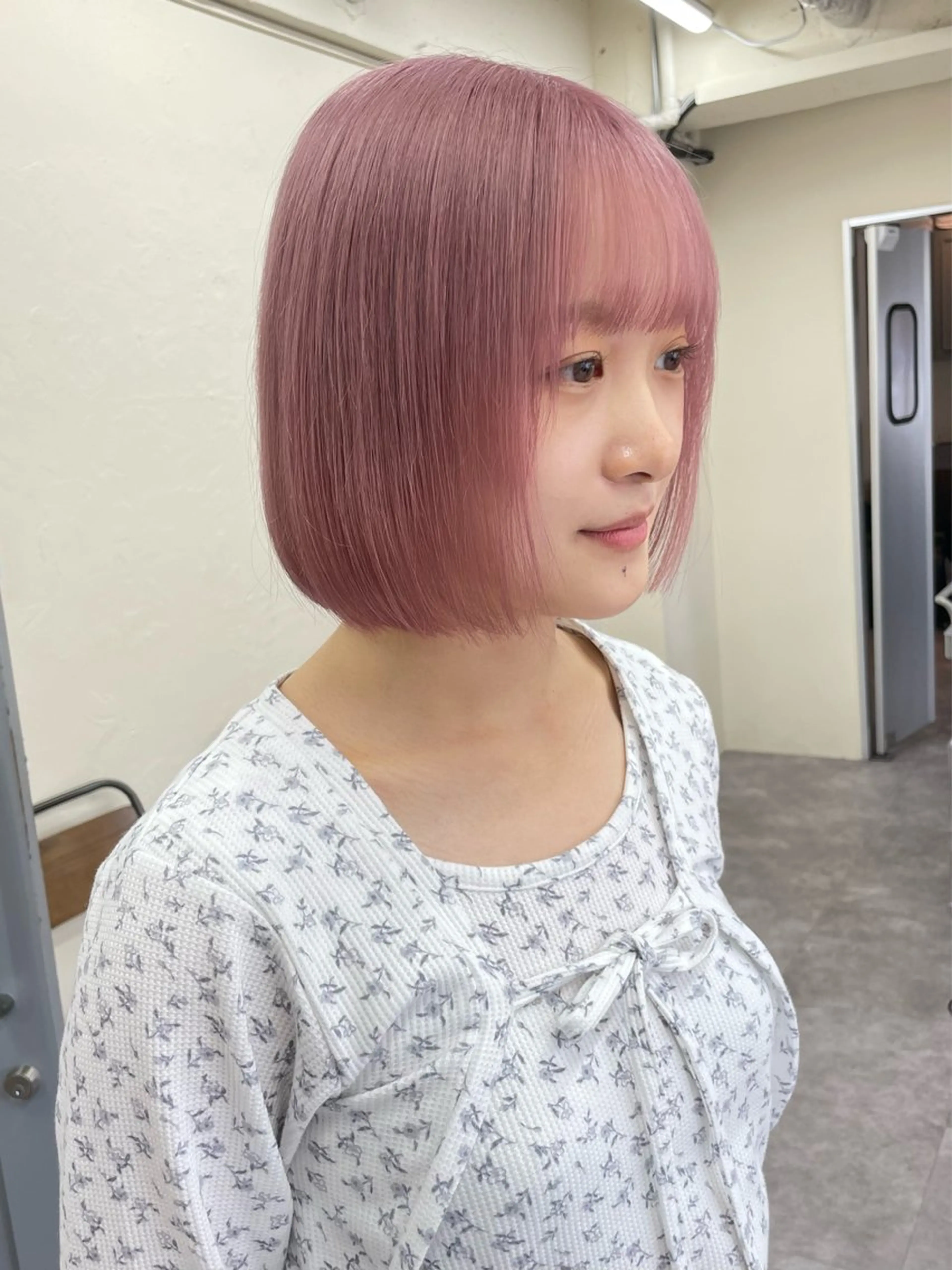 カラー レディースパーマ モデル募集RIKOのヘアスタイル
