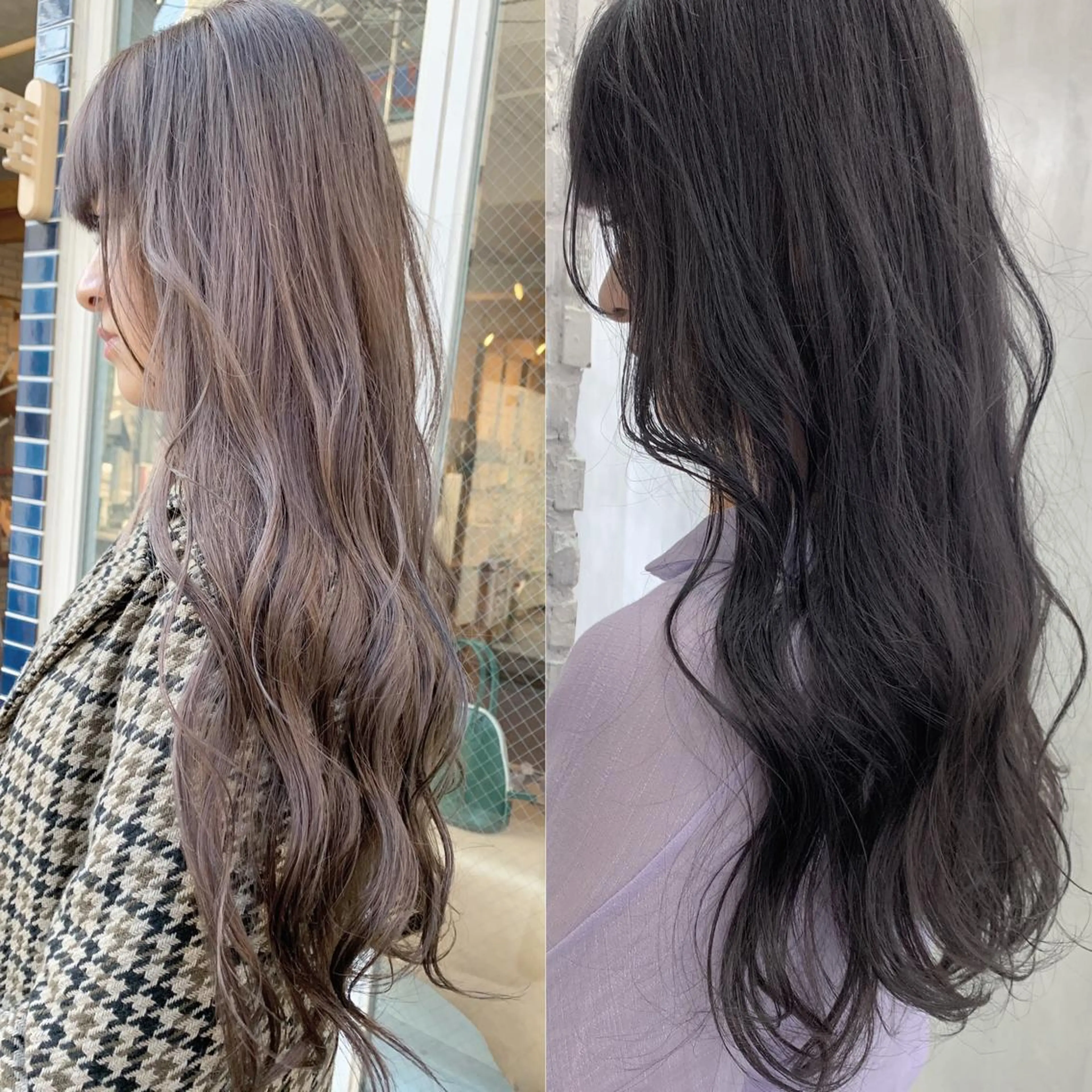 セミロング カラー 北間 寛哉のヘアスタイル