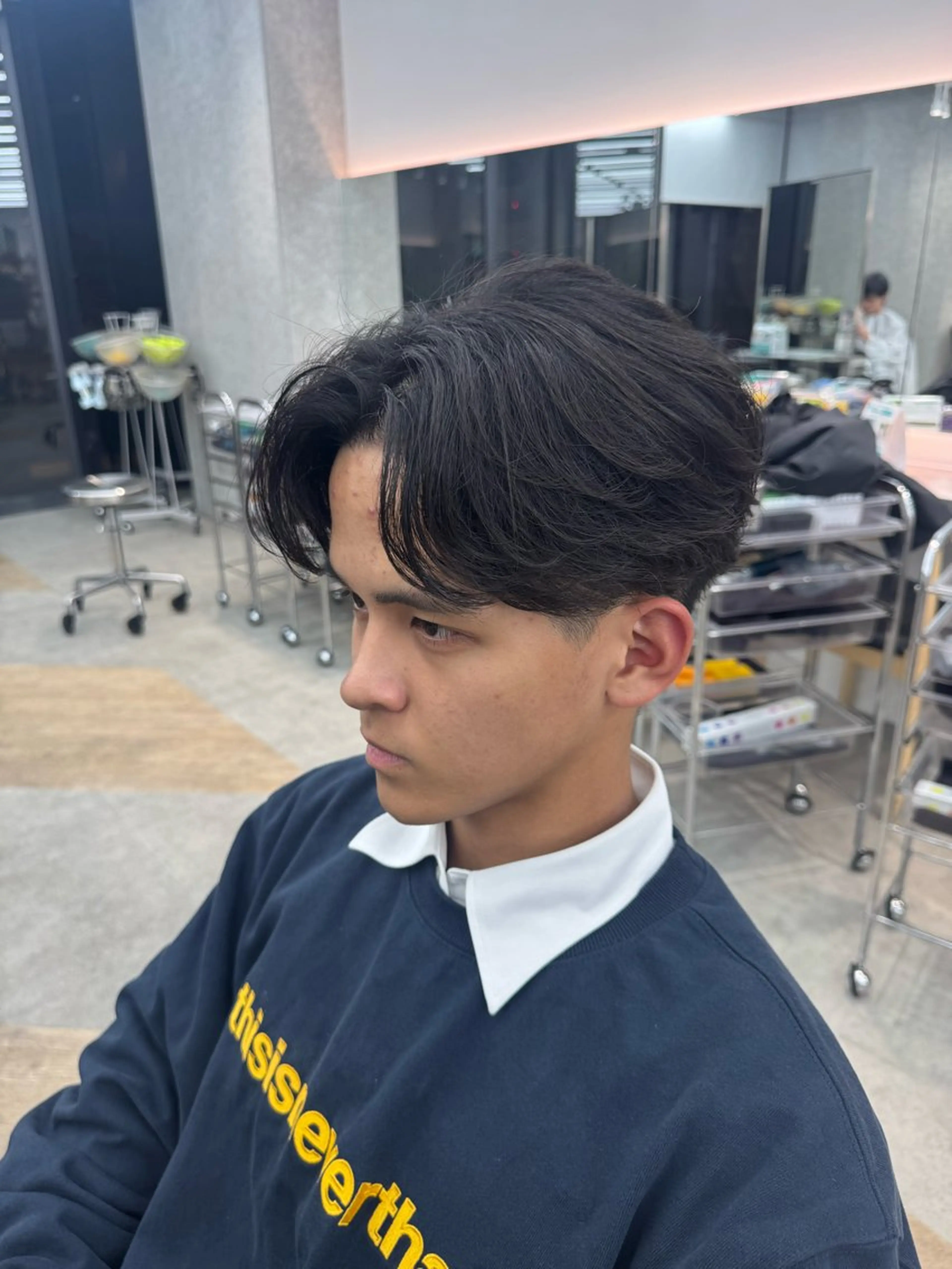 パーマ メンズ カット パーマ 名古屋シャドウパーマ /伊藤恵悟のヘアスタイル