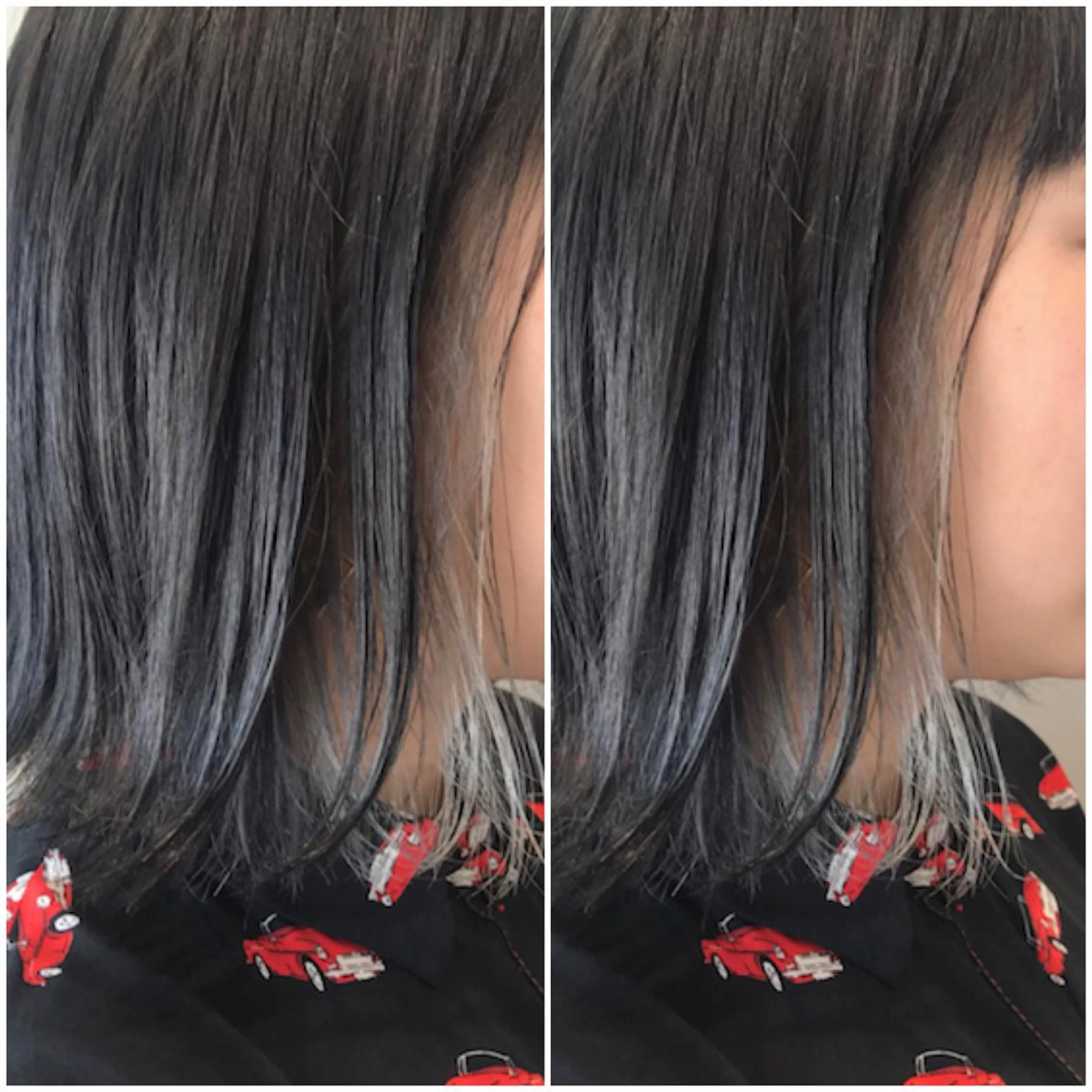 ミディアム カラー ブリーチ オリーブ透明感カラー 表参道/MIKUのヘアスタイル