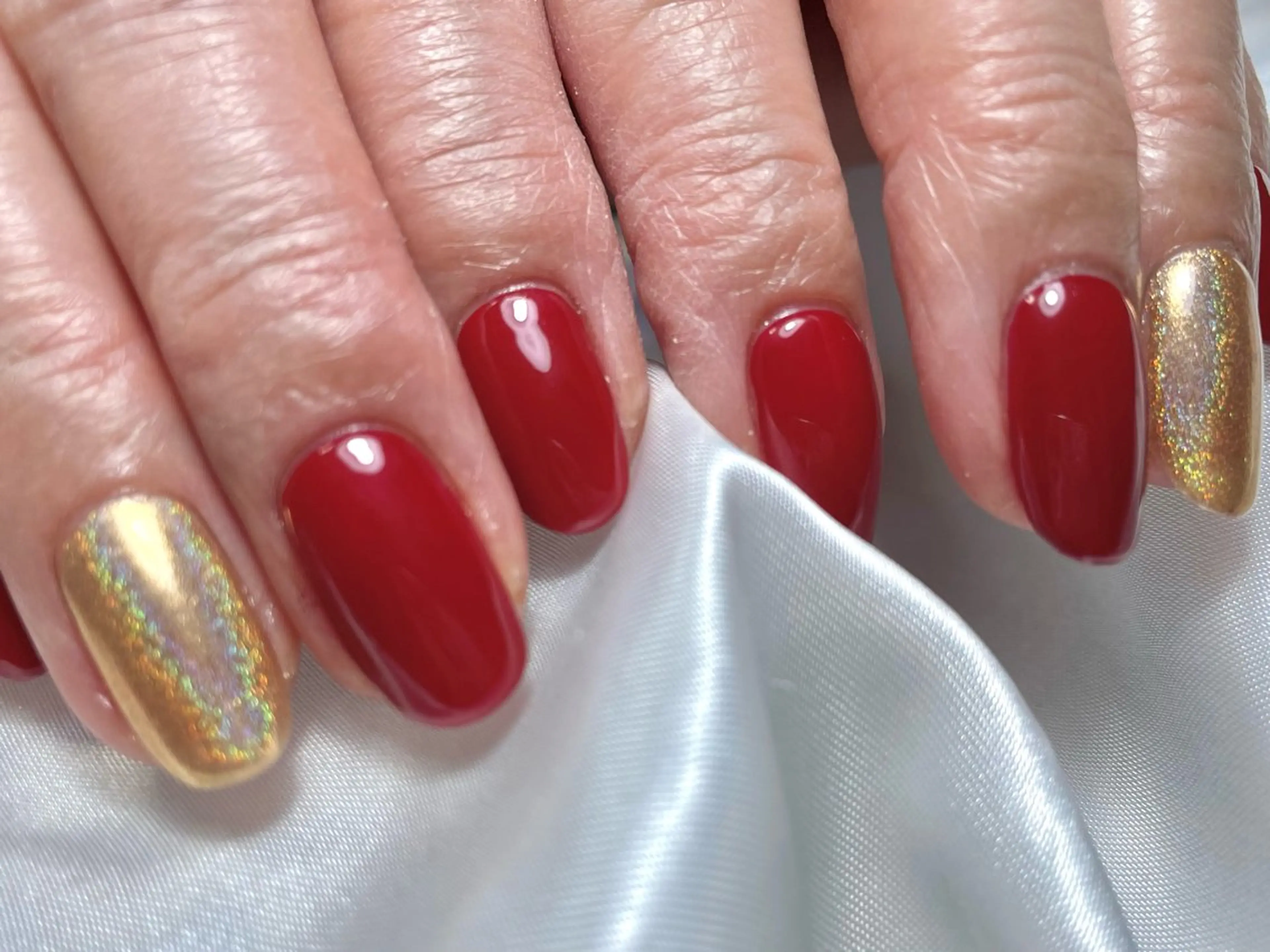 ネイル ボルドー ハンドネイル alma (アルマ)のネイルデザイン