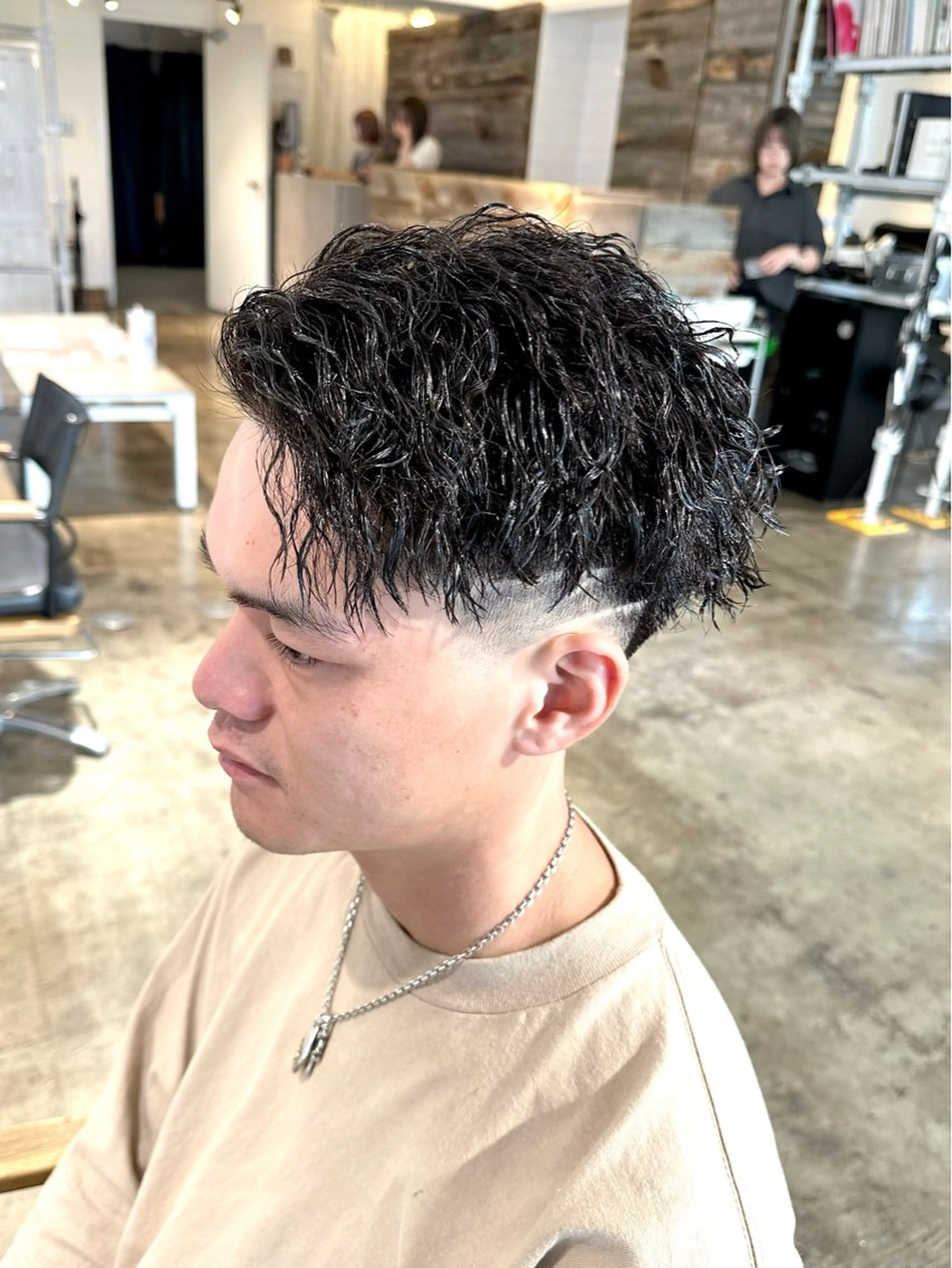 メンズ メンズパーマ カット パーマ トリートメント 骨格補正施術/メンズ 専門美容師/YUYAのヘアスタイル