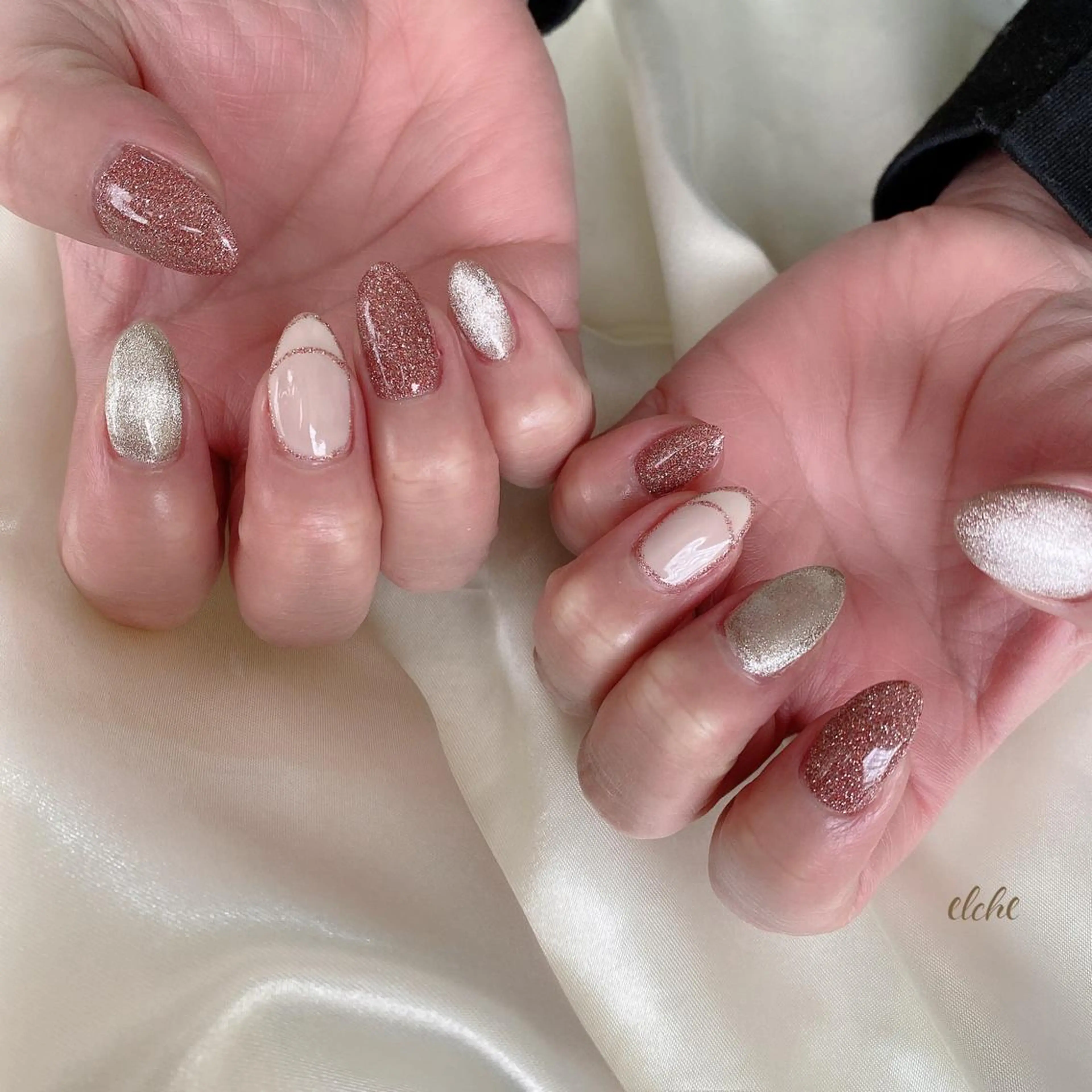 ネイル フラッシュネイル Rio 𓍼のネイルデザイン