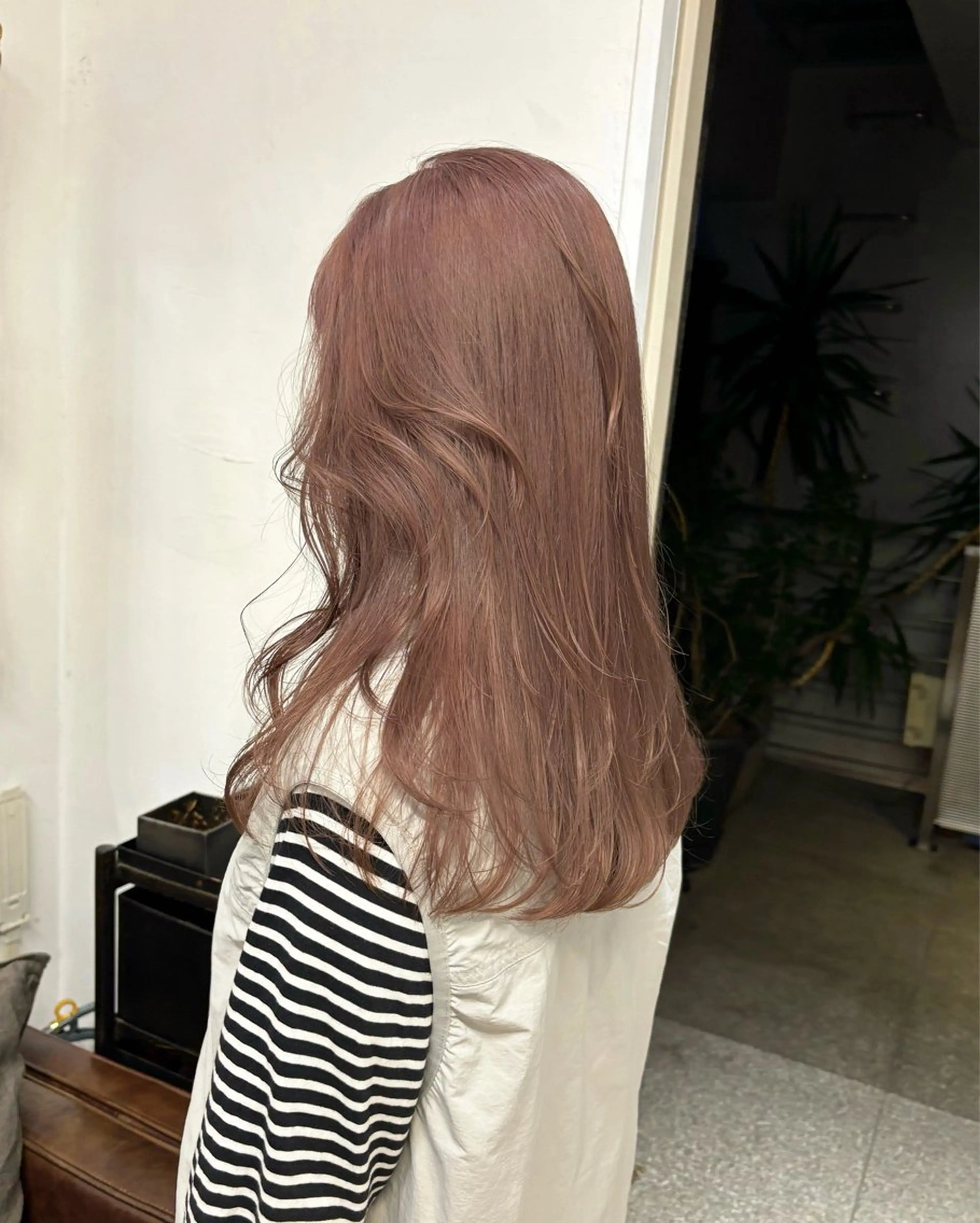 ミディアム カラー ヘアカラー トリートメント オリーブ/縮毛♡ Natsuno🩰のヘアスタイル