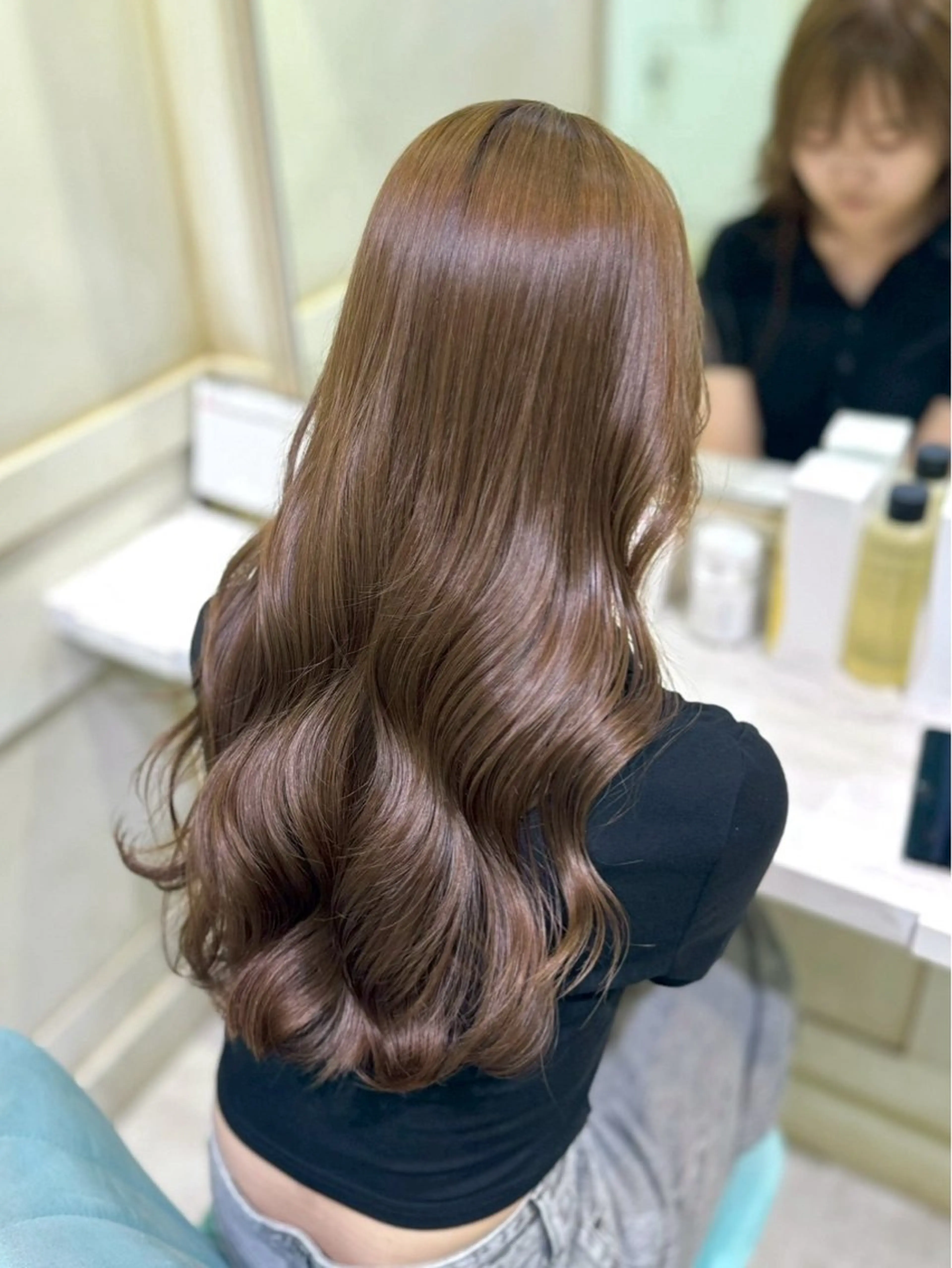 ロング カラー 透明感カラー🎀 みゆうのヘアスタイル