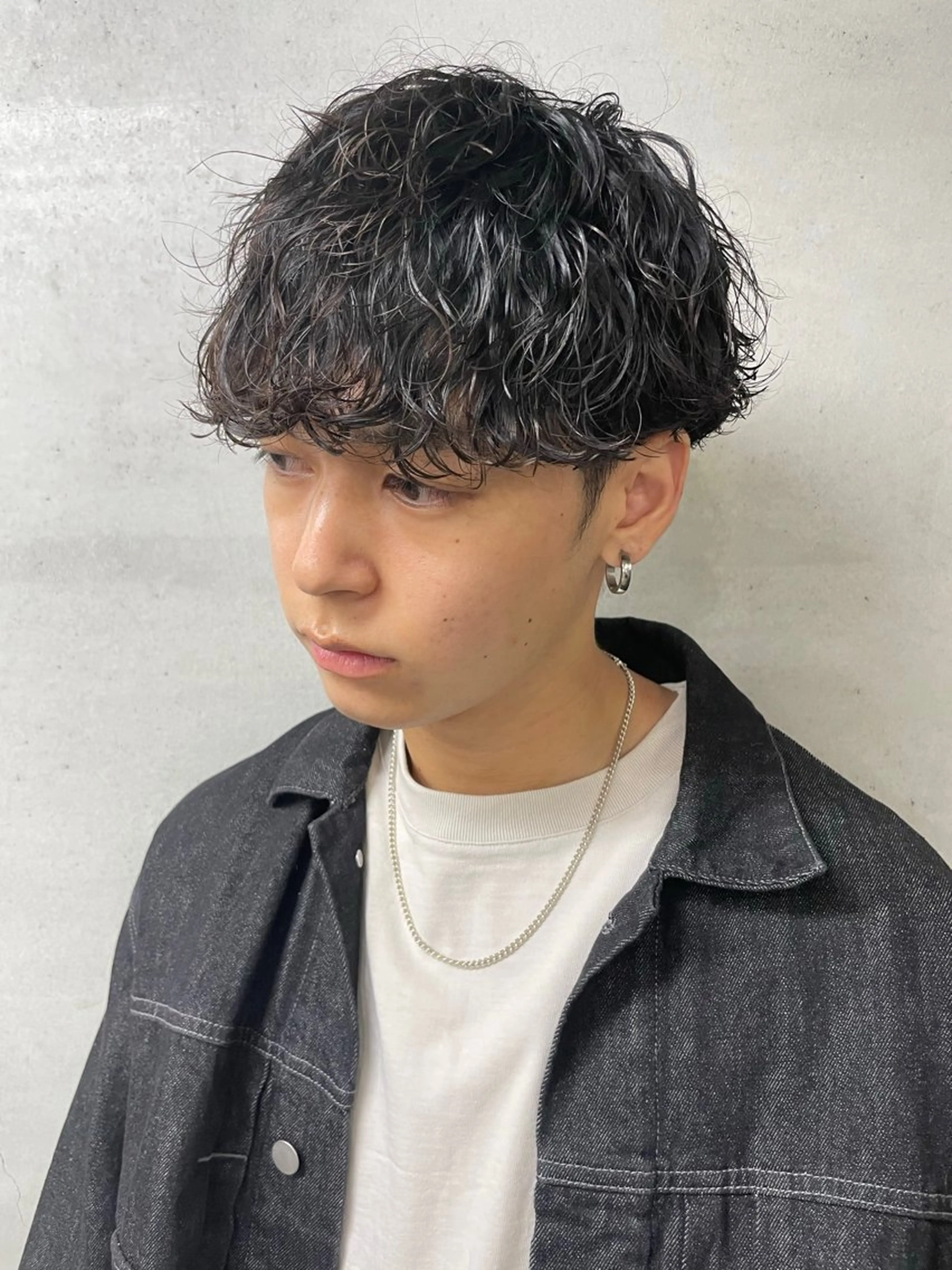 ショート カラー パーマ ヘアアレンジ メンズ 亀井隆汰/メンズ専門 パーマ特化美容師のヘアスタイル