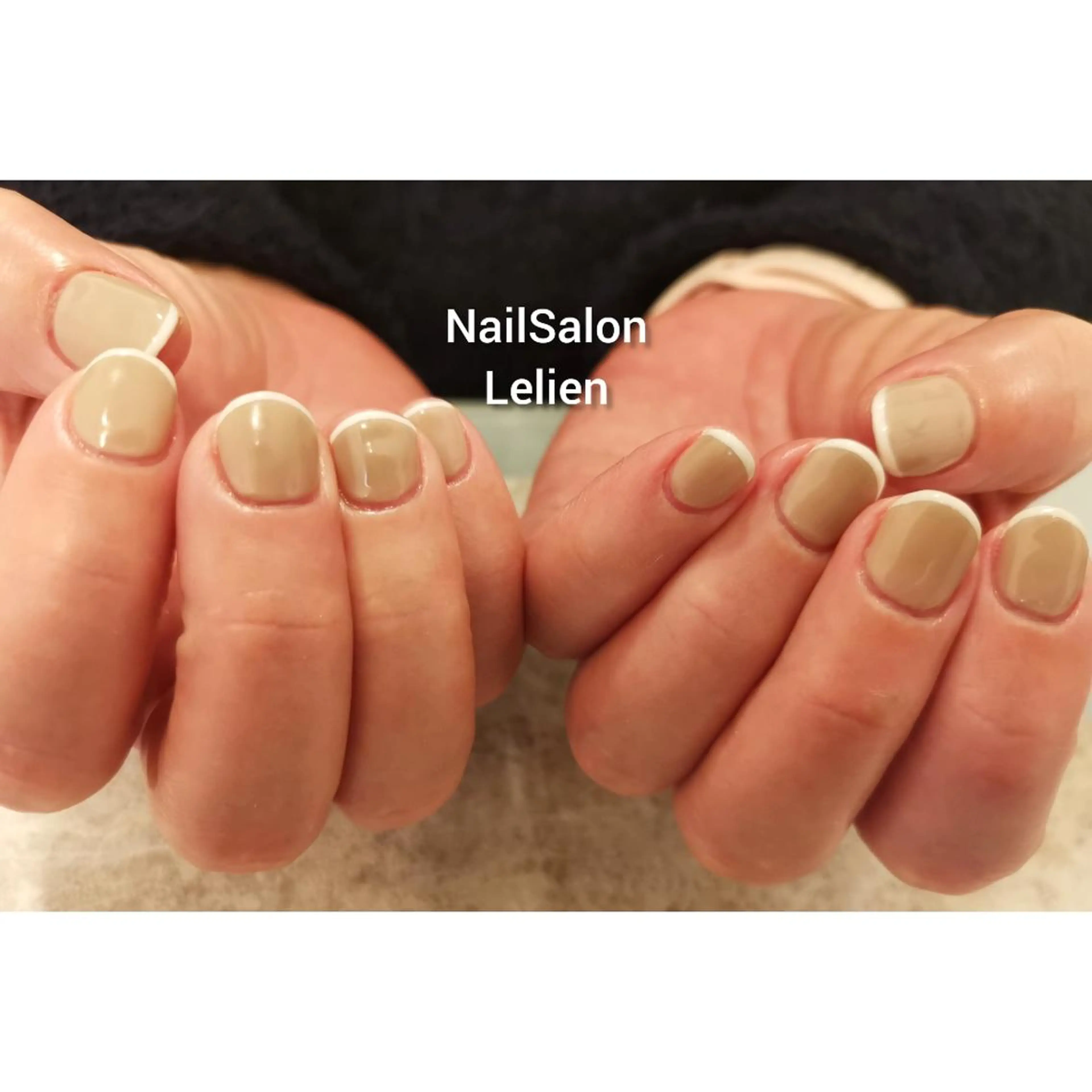 ネイル フレンチネイル ハンドネイル ネイルサロン Lelienルリエのネイルデザイン