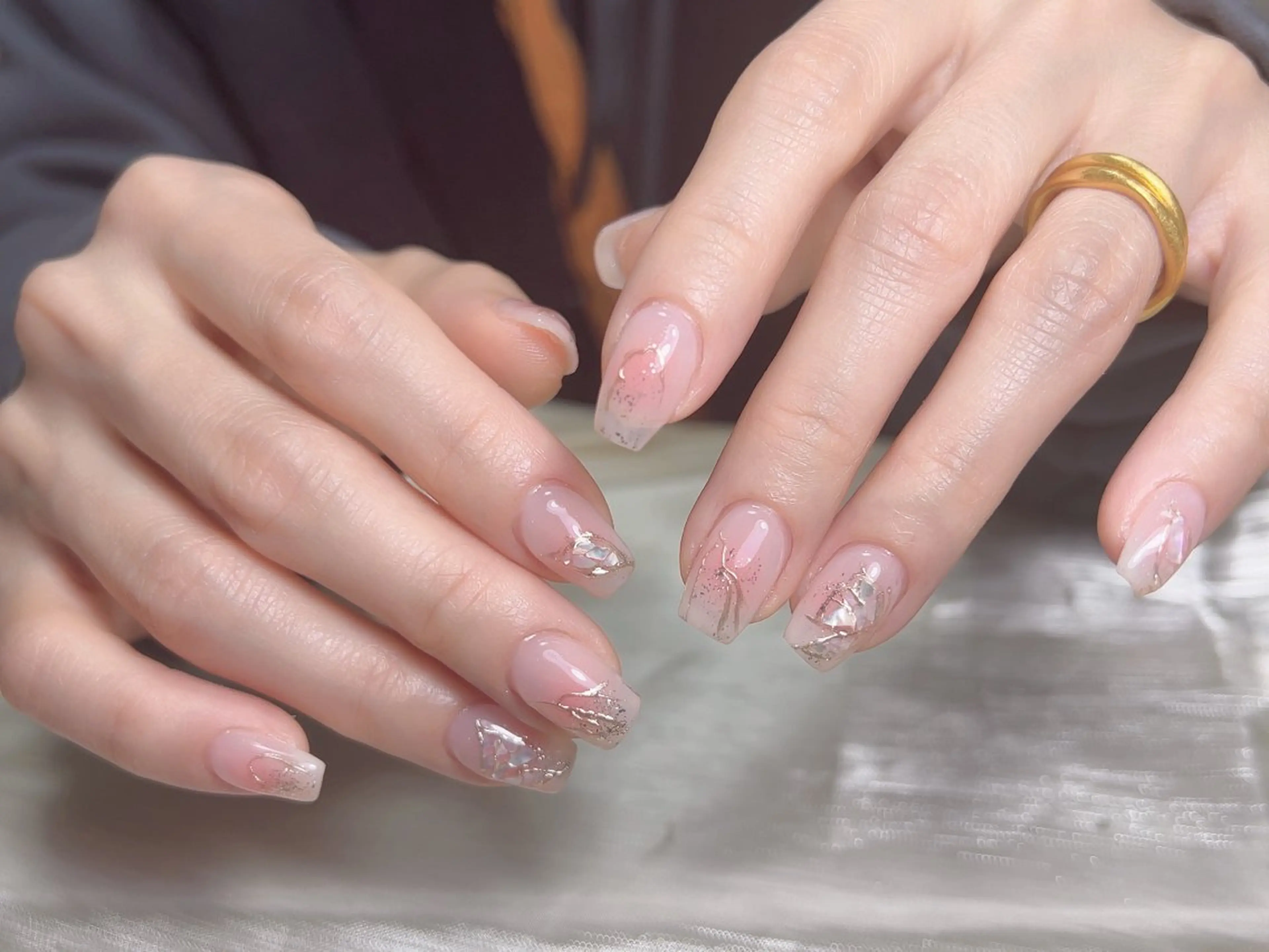 ネイル ハンドネイル ハンドケア 🎀Pink ピンク🎀のネイルデザイン