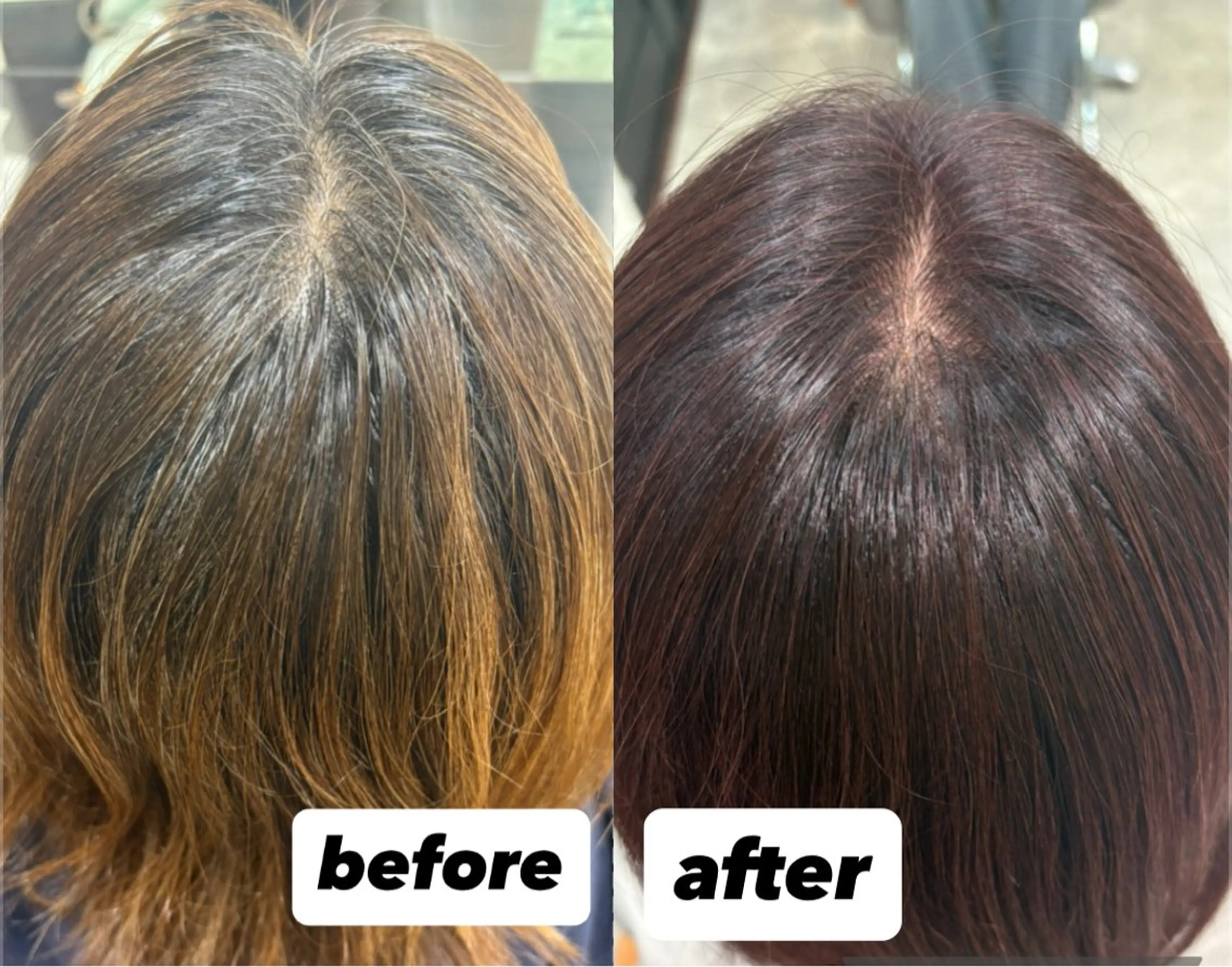 セミロング カラー ピンクカラー カット✂︎ /ｳｻﾐのヘアスタイル