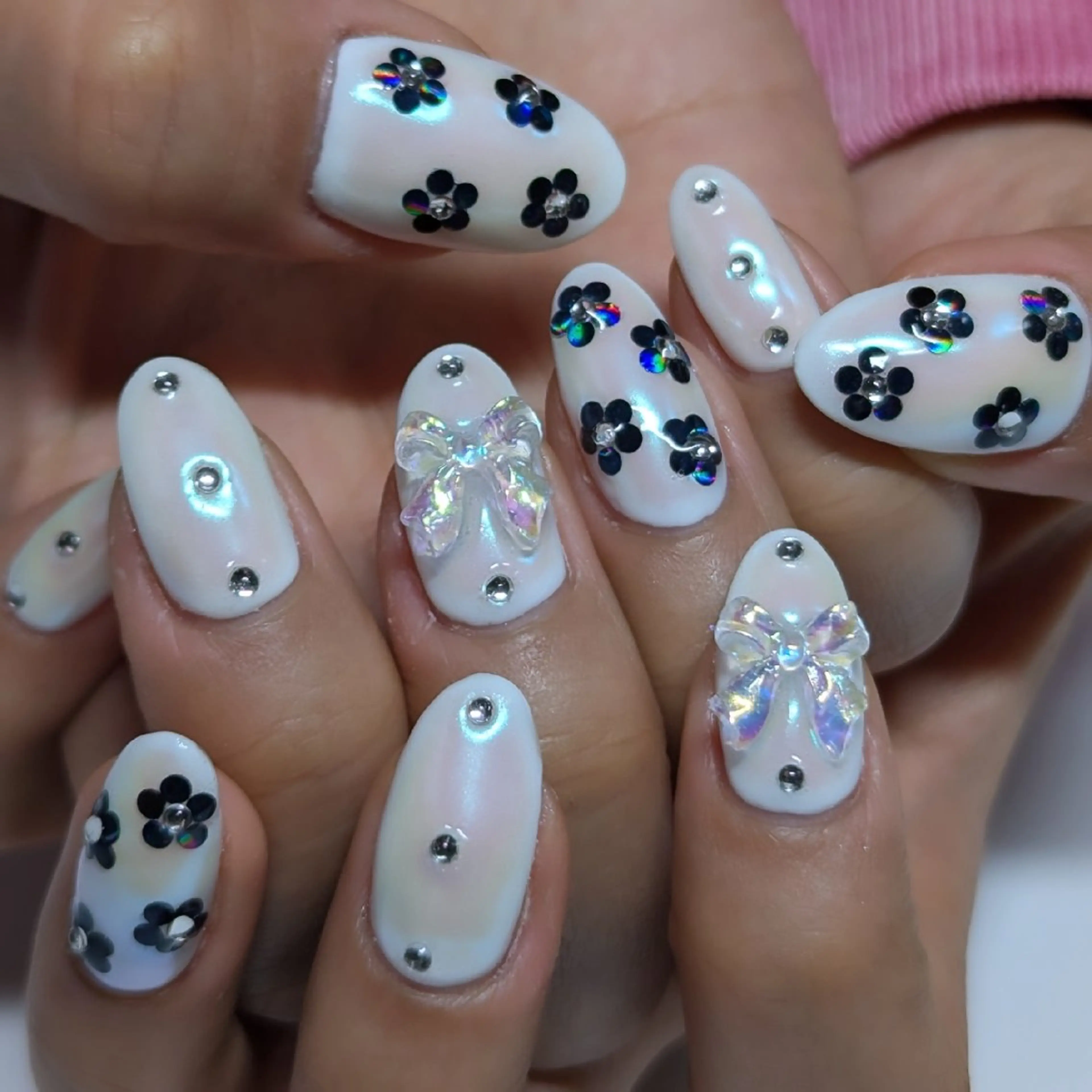 ネイル 長さ出し ハンドネイル ☆ KANON☆のネイルデザイン