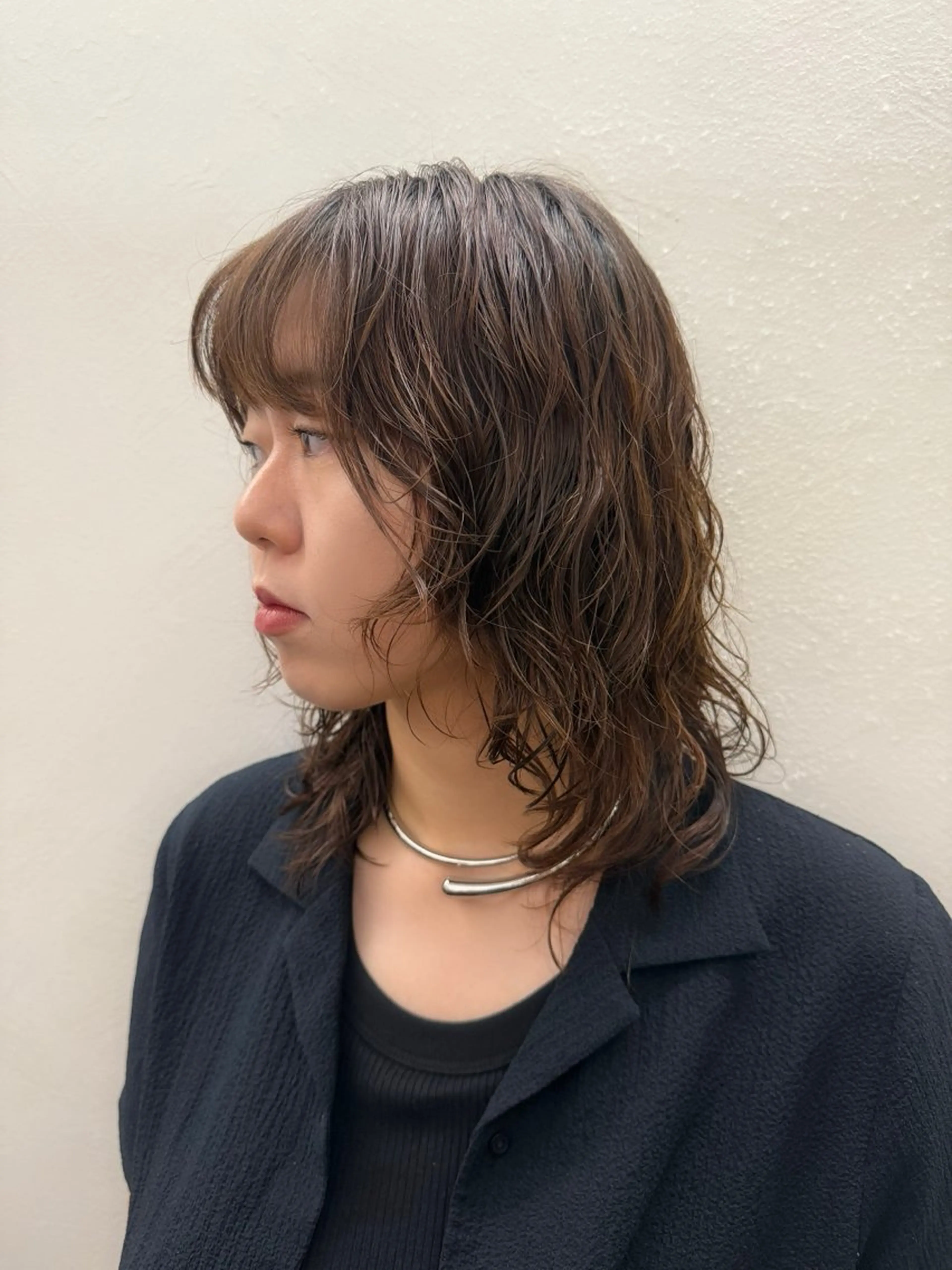 ミディアム パーマ カット パーマ トリートメント Paddle所属・似合わせレイヤー/ ニュアンスパーマ高倉のヘアスタイル