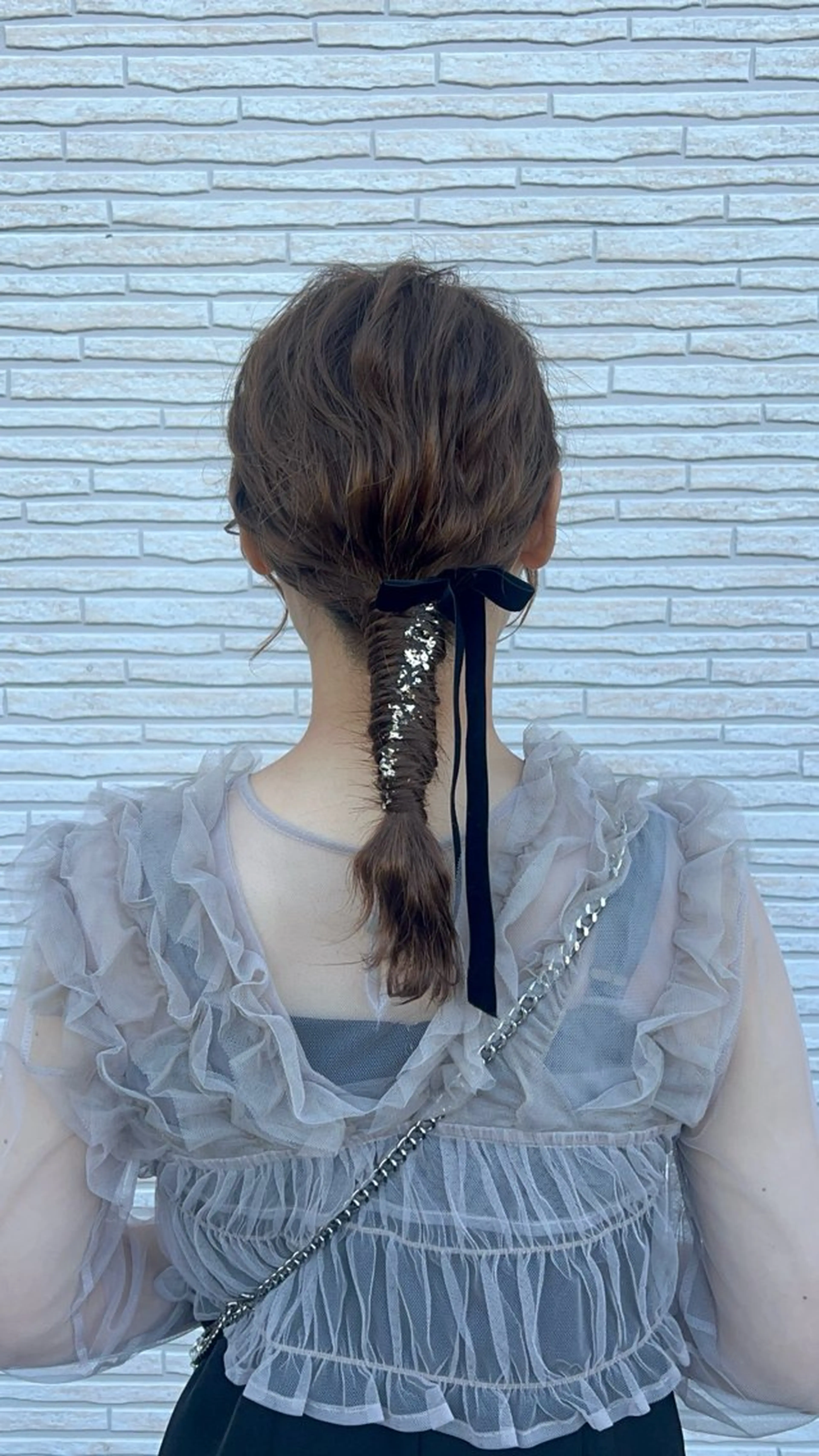 セミロング ヘアアレンジ foglia所属・foglia🌼 根本結衣のヘアスタイル