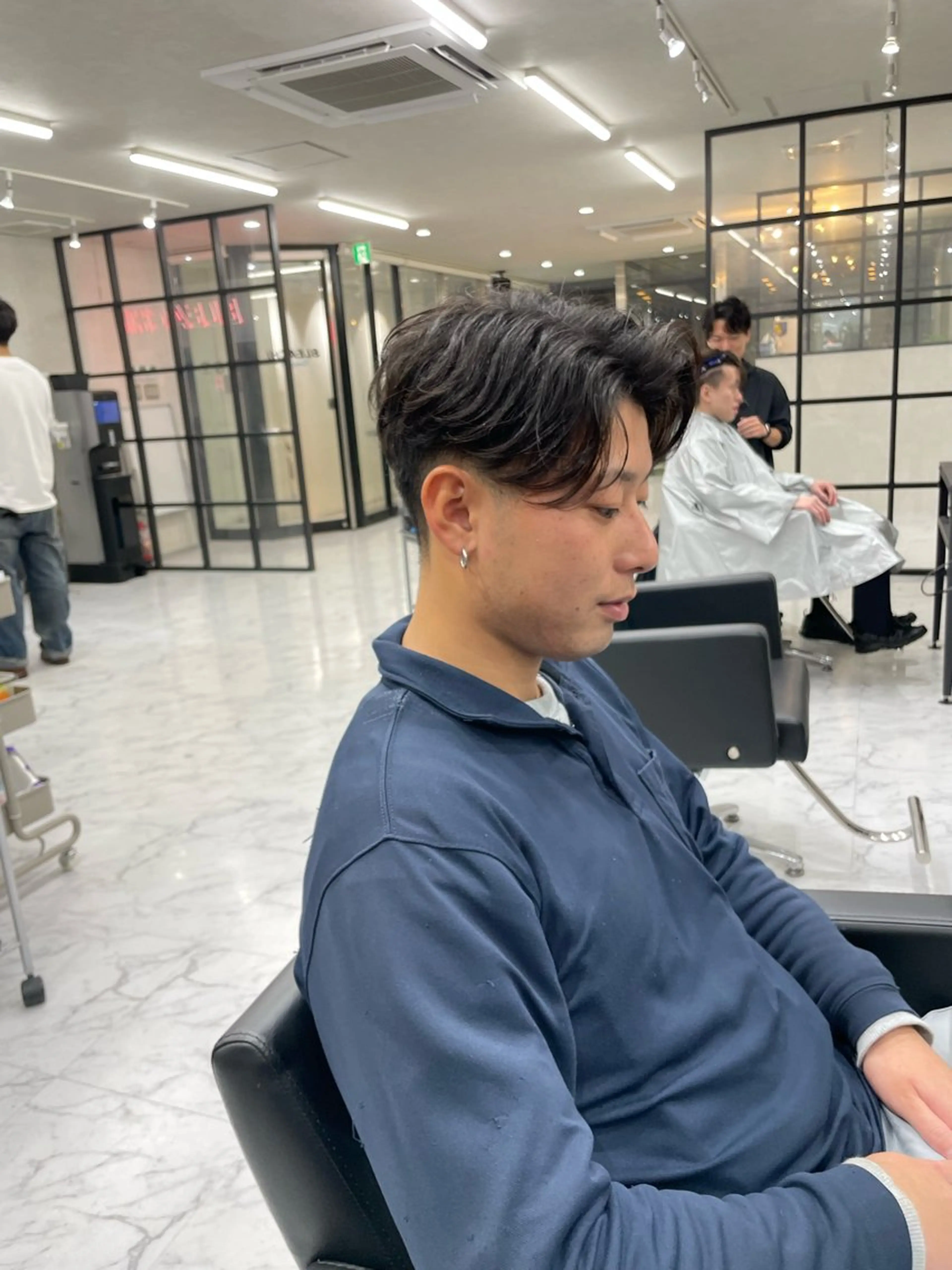 パーマ メンズ カット パーマ 木村 拓美のヘアスタイル