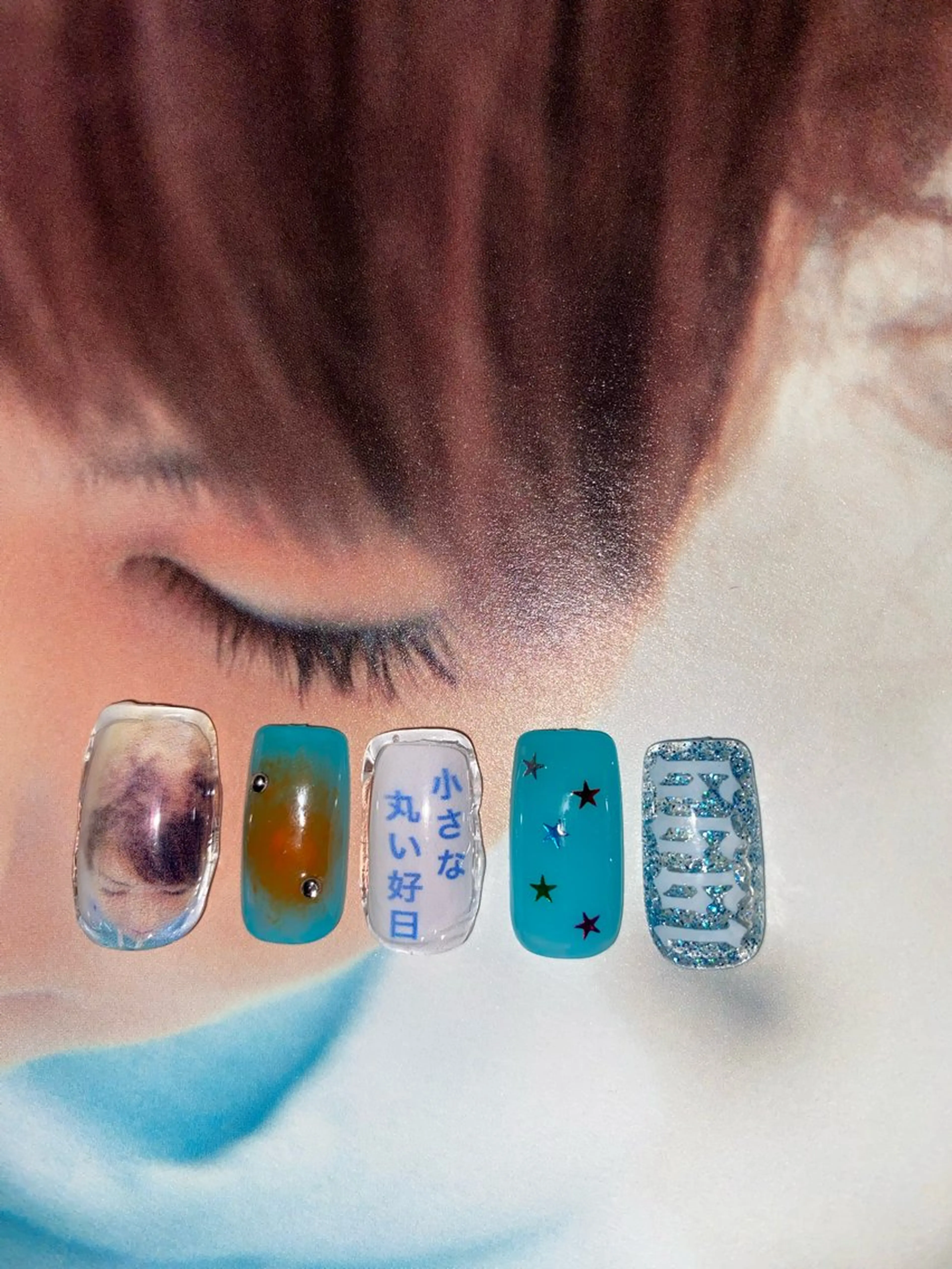 ネイル 個性派🌺推しネイル 💅💞hota🐇のネイルデザイン