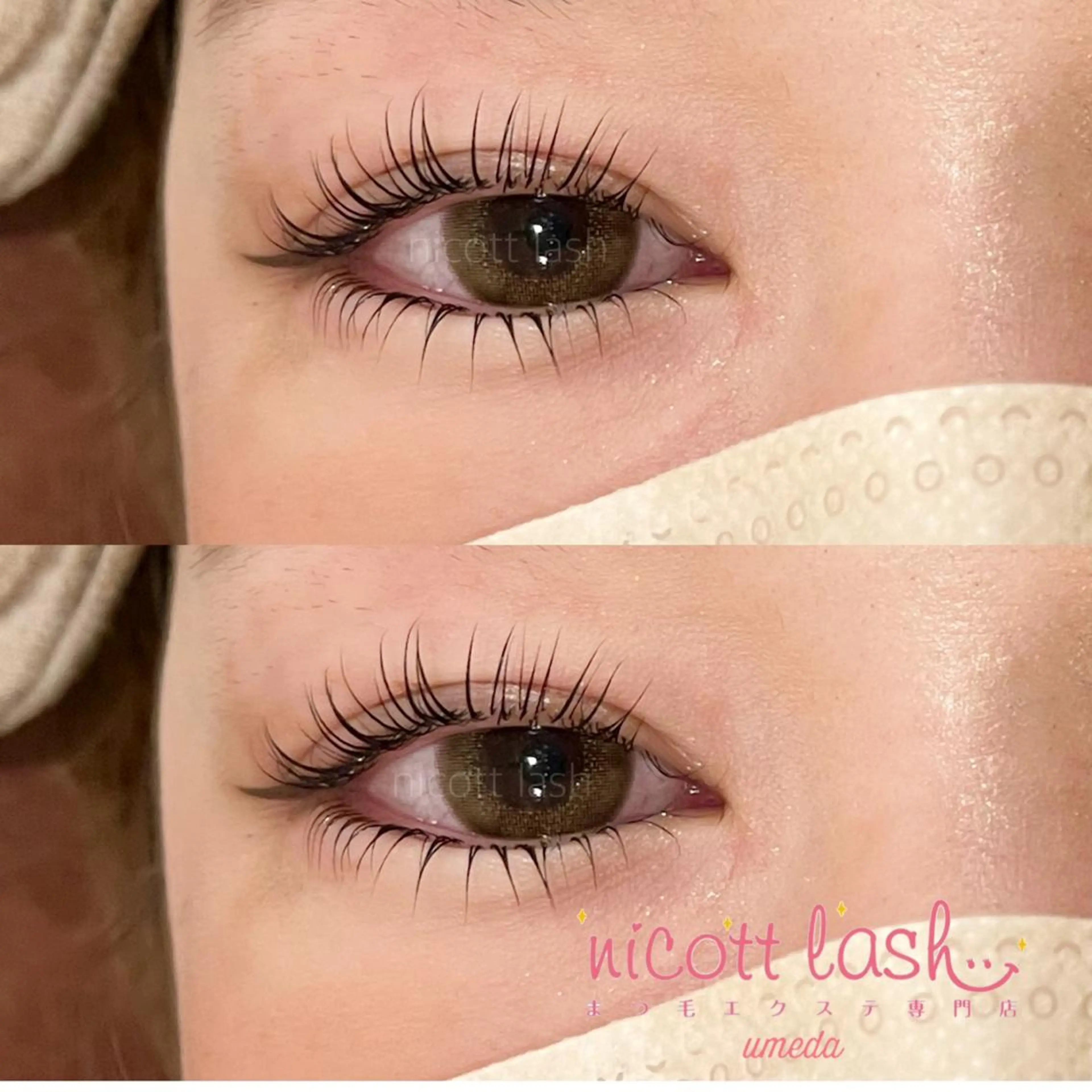 マツエク・マツパ まつげパーマ 下まつげエクステ sarah 反葉のマツエク・マツパデザイン