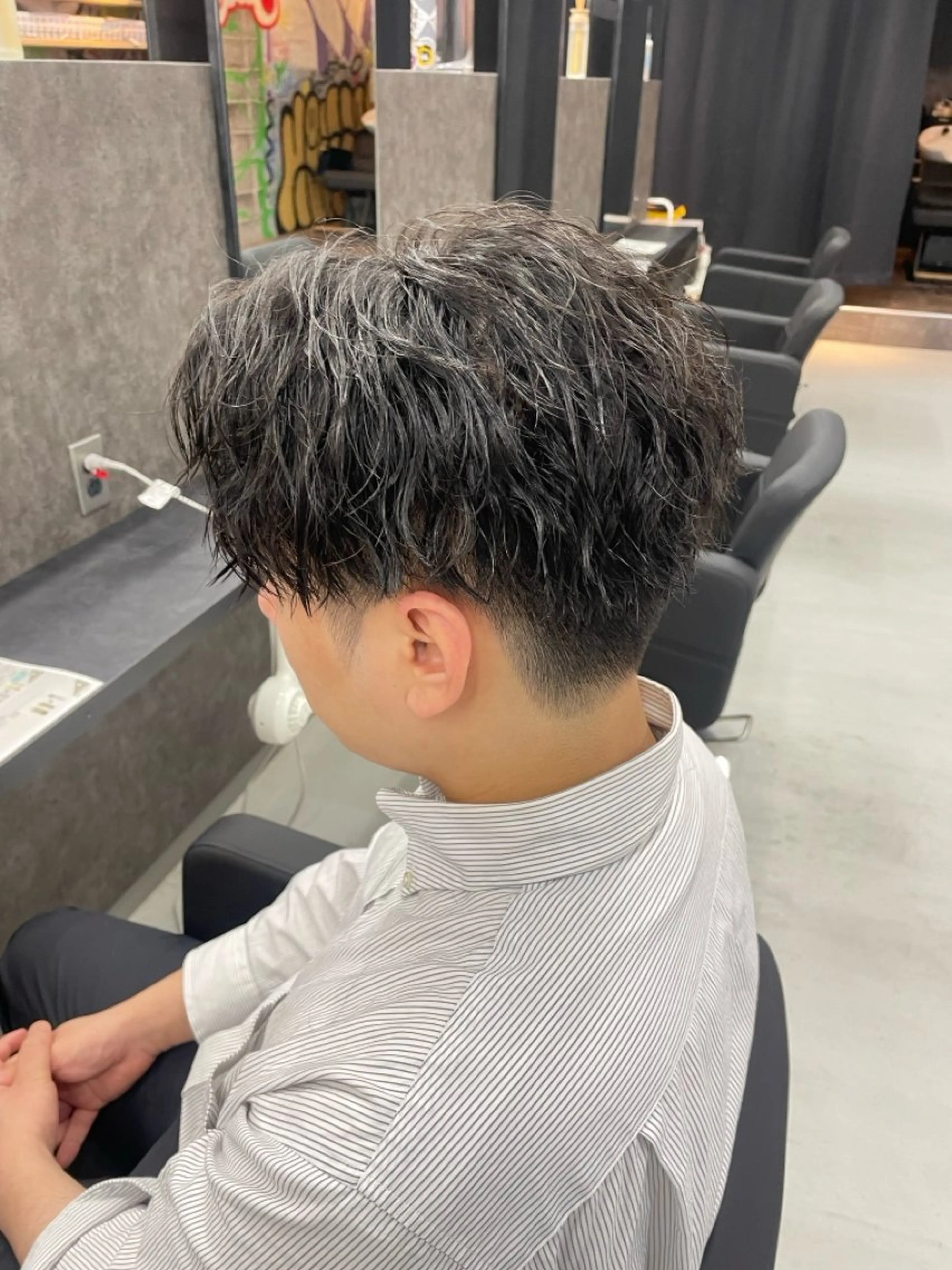 ショート パーマ 🌀メンズパーマ🌀 小林裕花のヘアスタイル