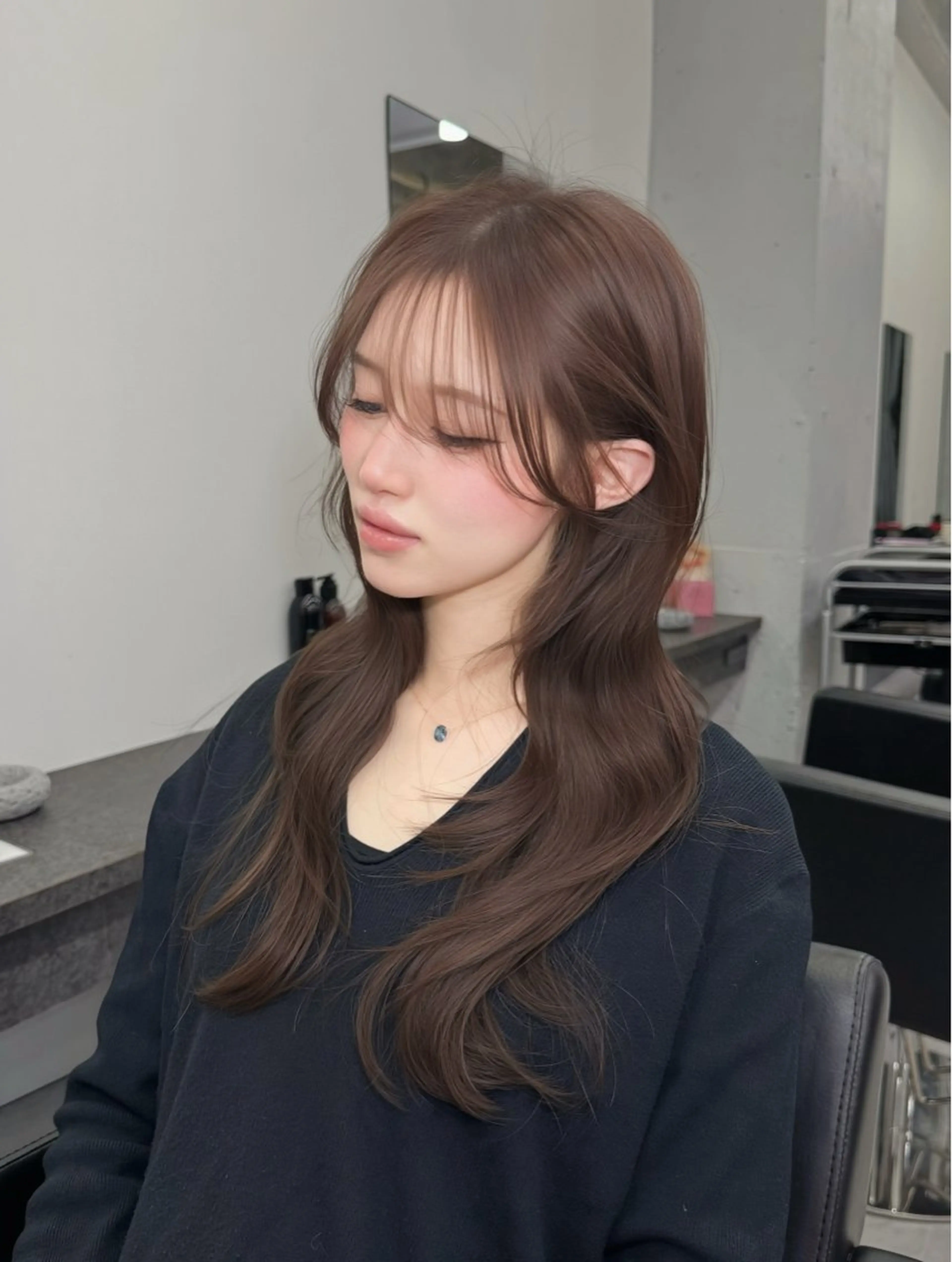 ロング カット ヘアカラー トリートメント レイヤー・ブリーチ kiyotoshiのヘアスタイル