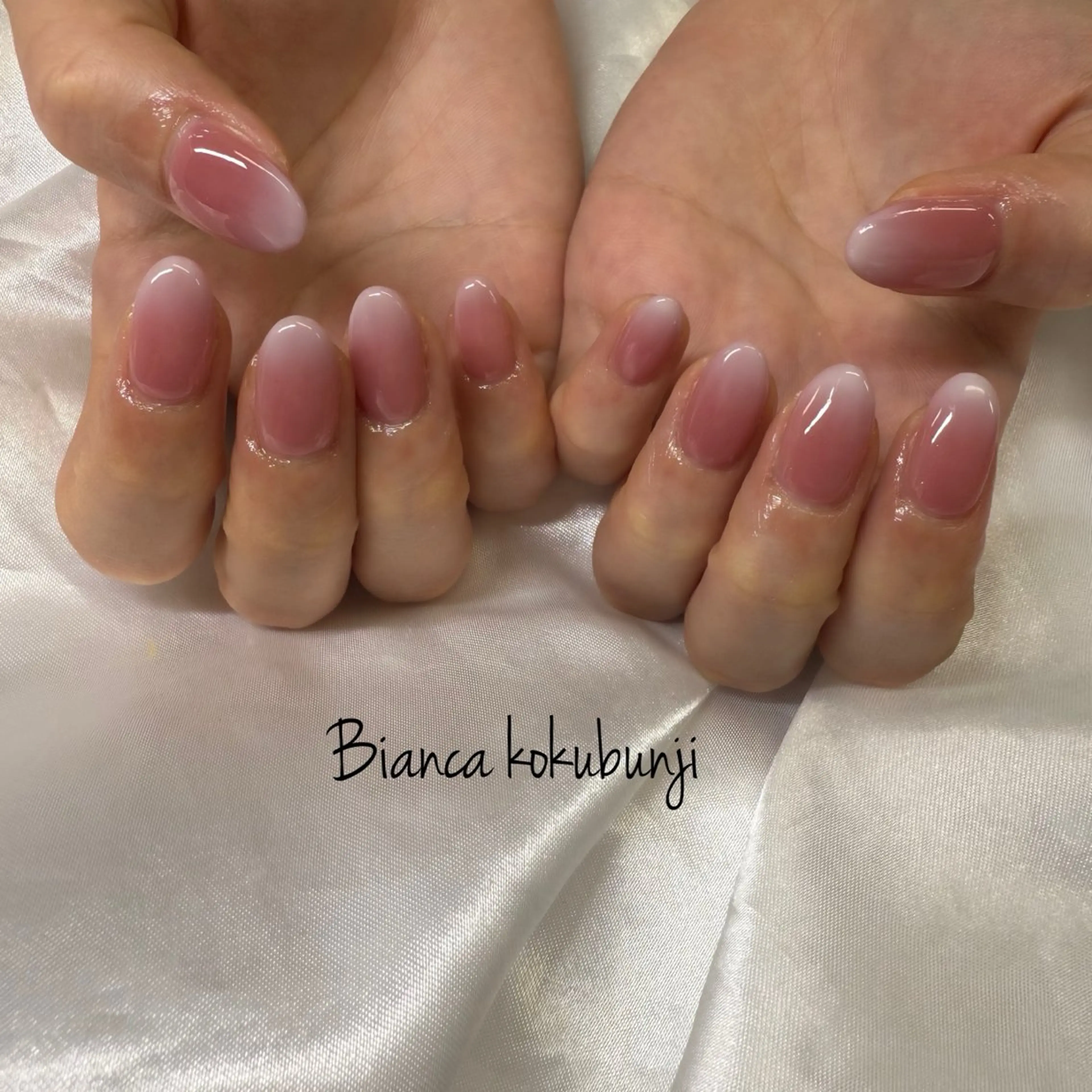 ネイル ピンク ハンドネイル Bianca☁国分寺 🤍店長/黒木愛美のネイルデザイン