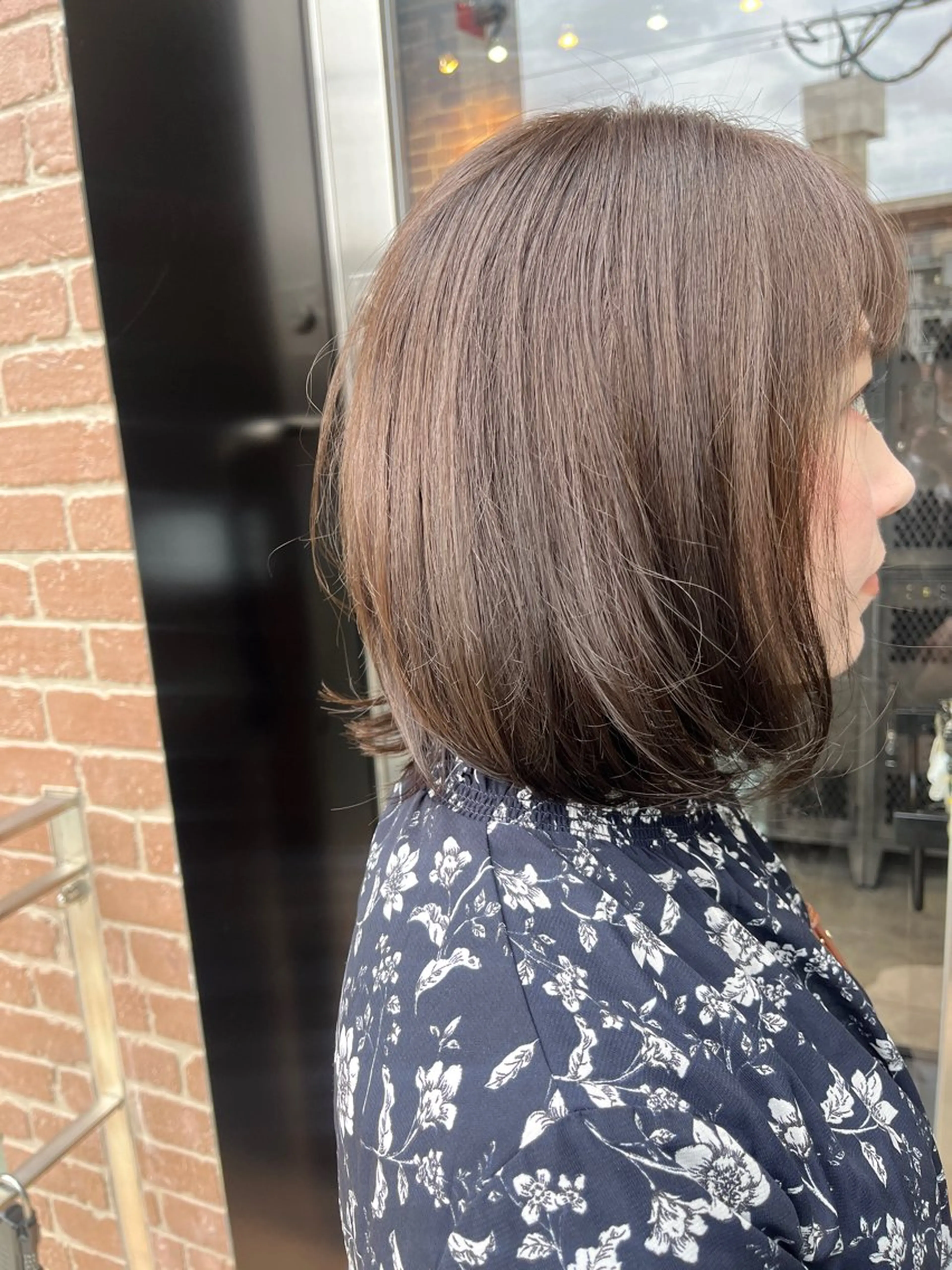 ミディアム カラー メンズ 久木原 ゆりのヘアスタイル