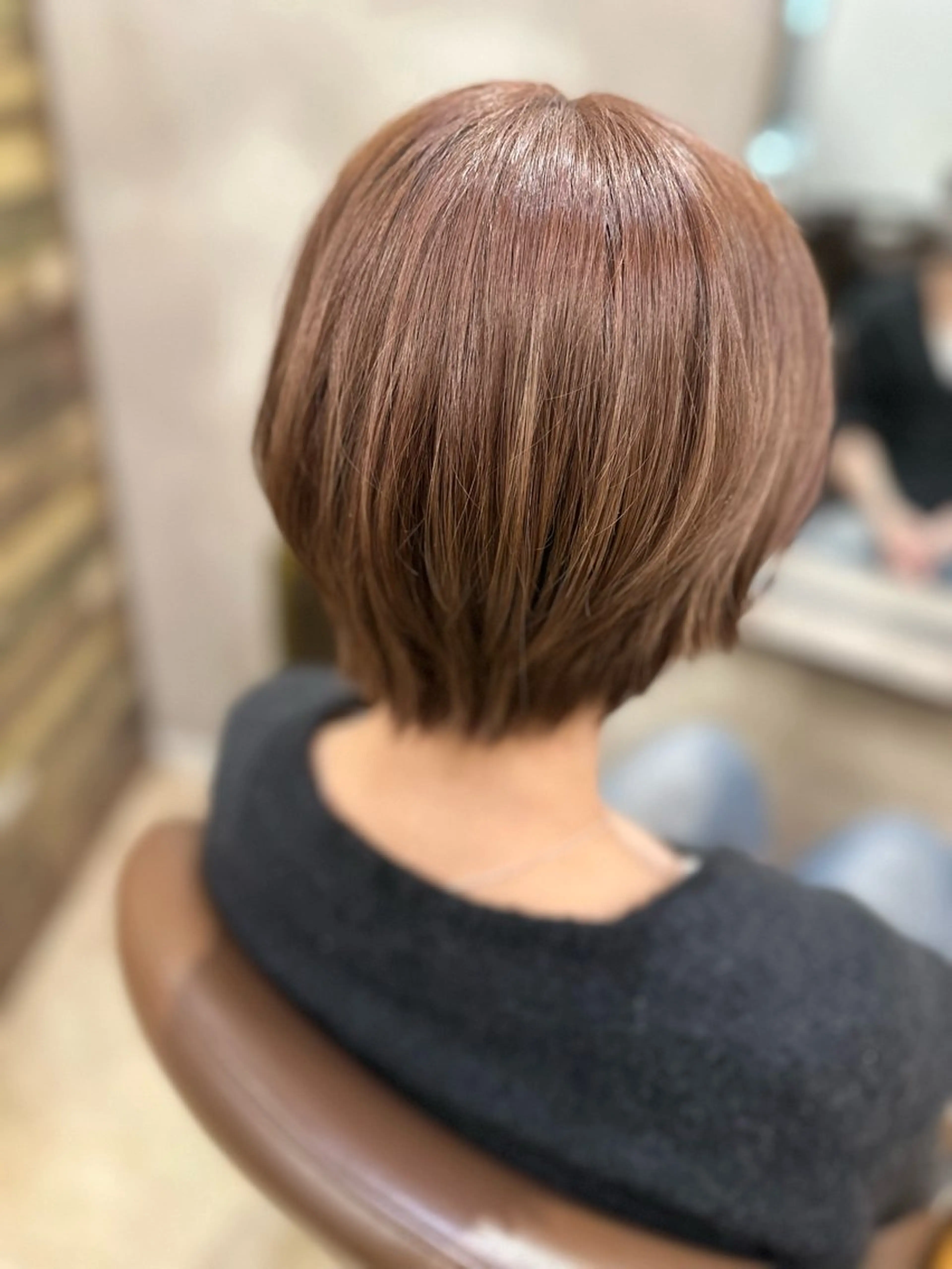 カラー 原田 まなみのヘアスタイル