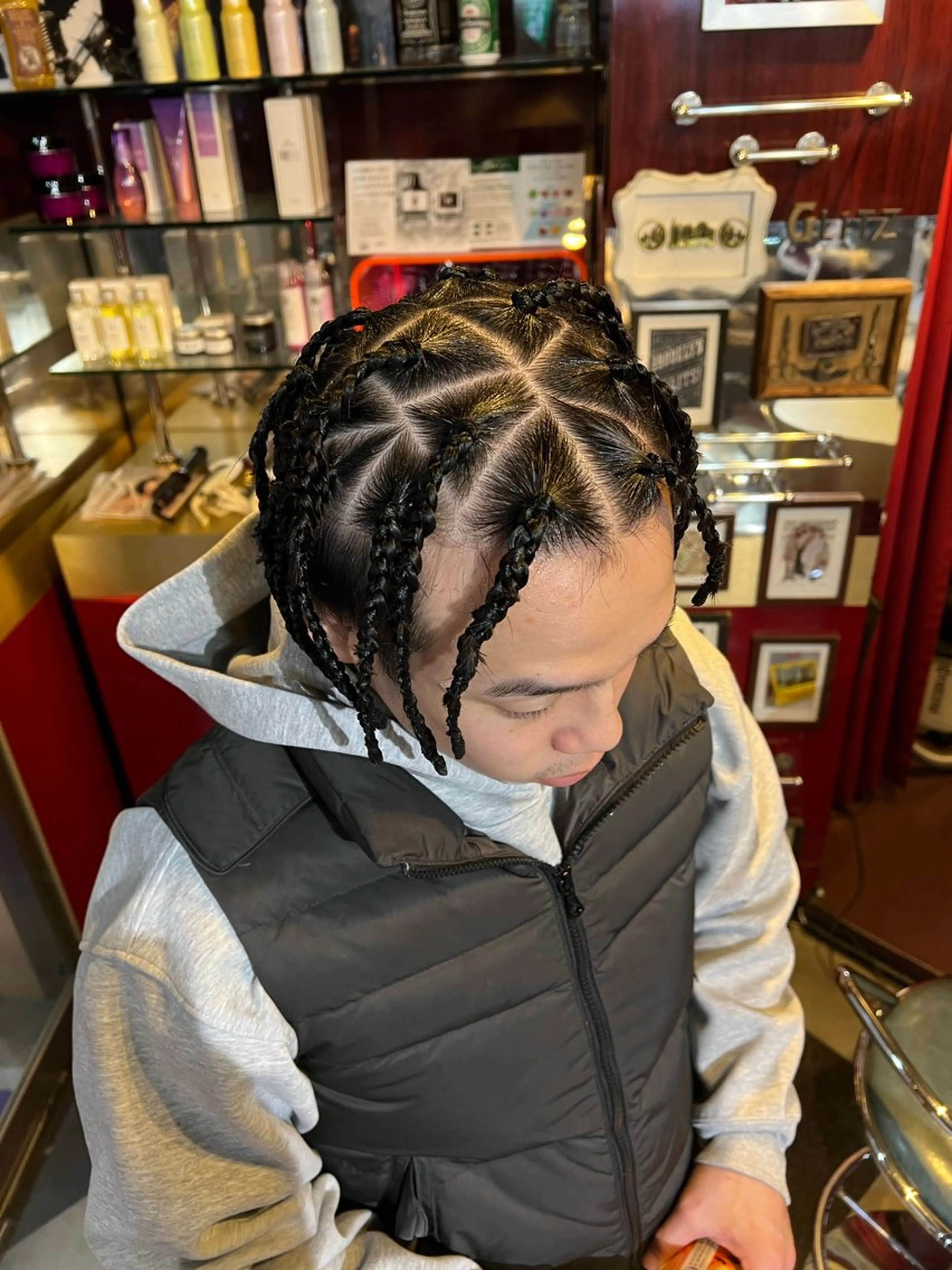 ショート メンズ ヘアセット 横浜ロングミディアム レイヤー/ 平林侑馬のヘアスタイル