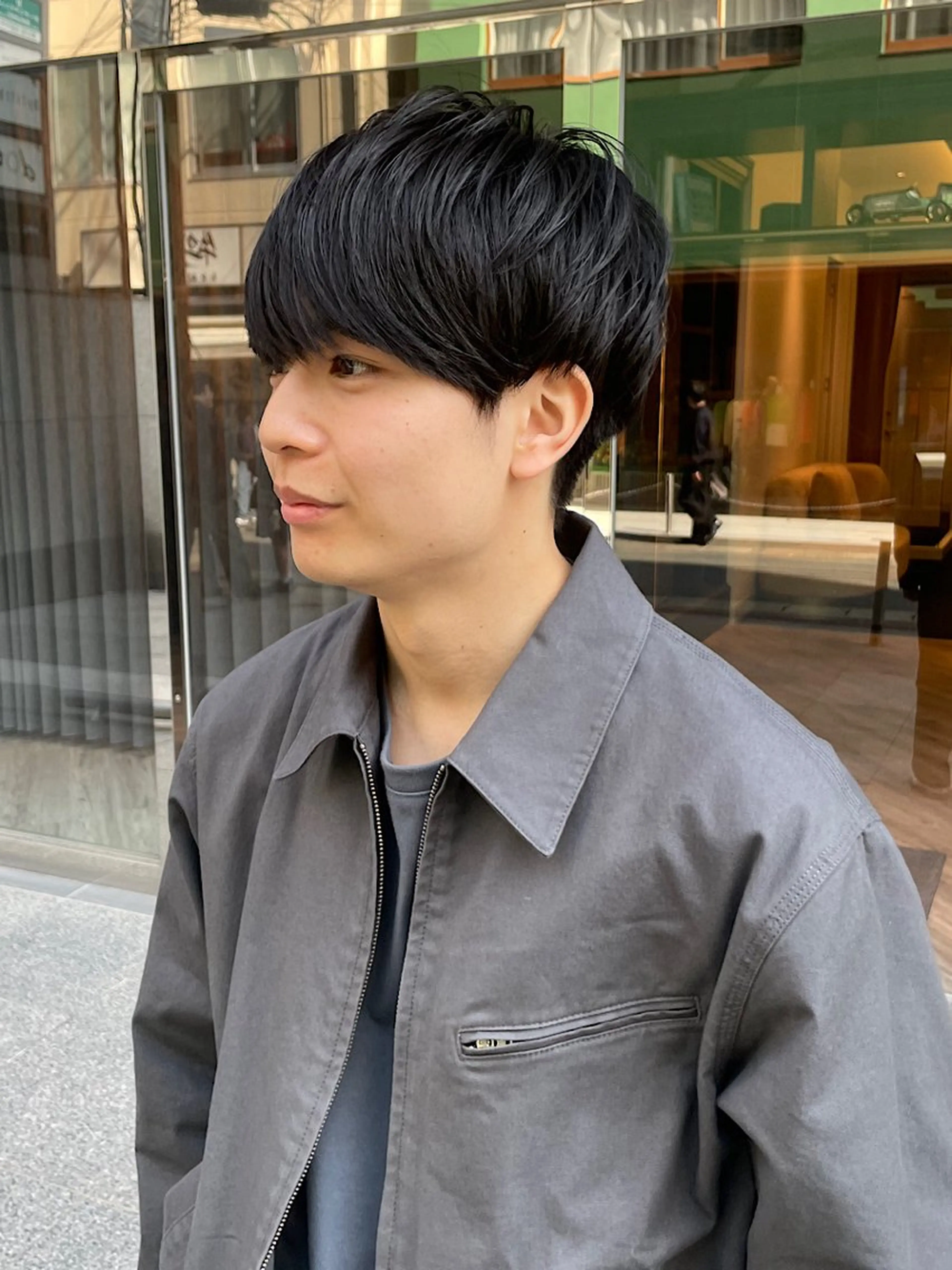 社会人メンズカット+アイロンスタイリング#メンズ#ツーブロック#アップバング#社会人#ビジネスマンの写真