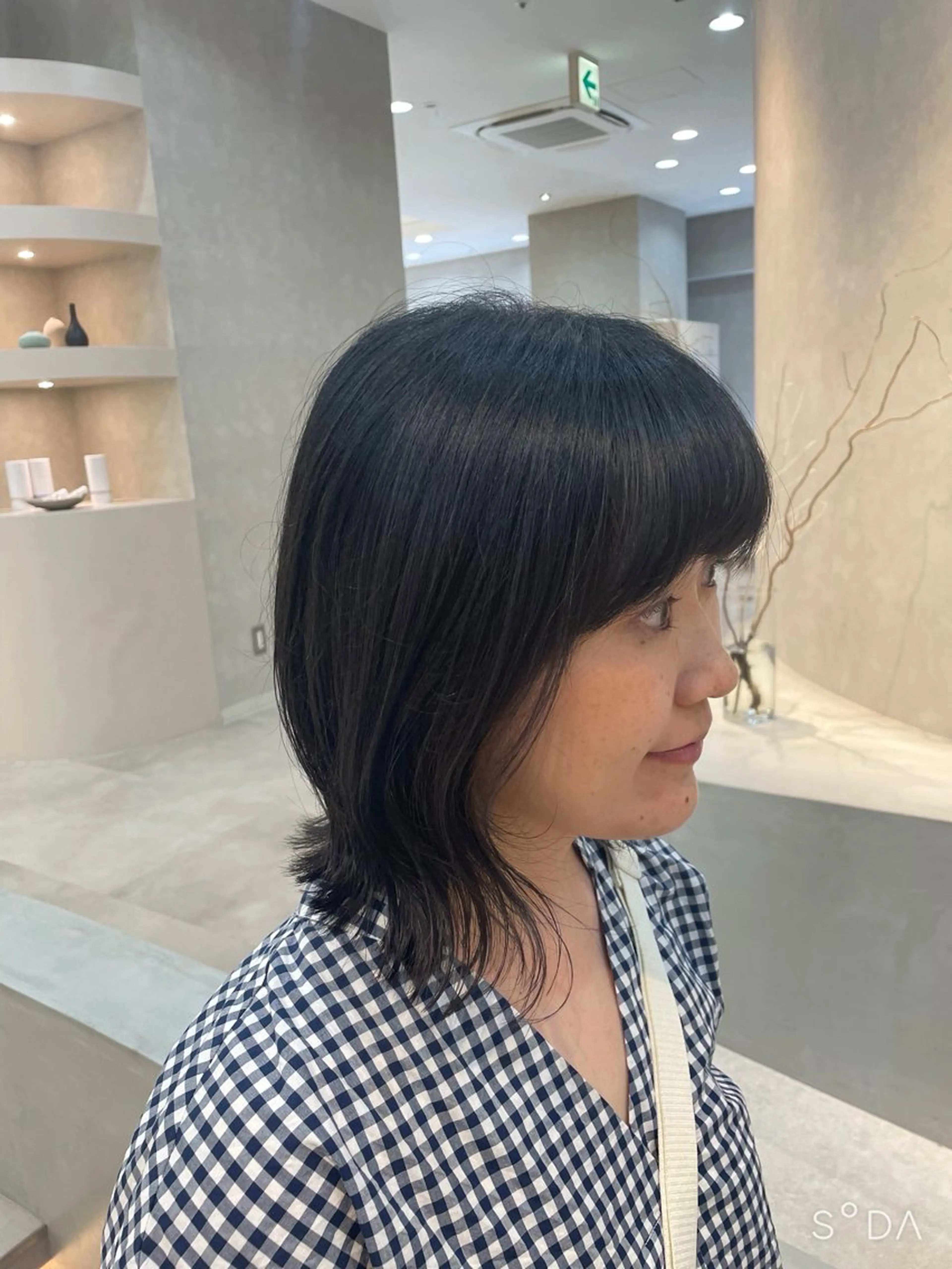 ミディアム ボブ レイヤーカット 外ハネヘア 吉川 コヒロのヘアスタイル