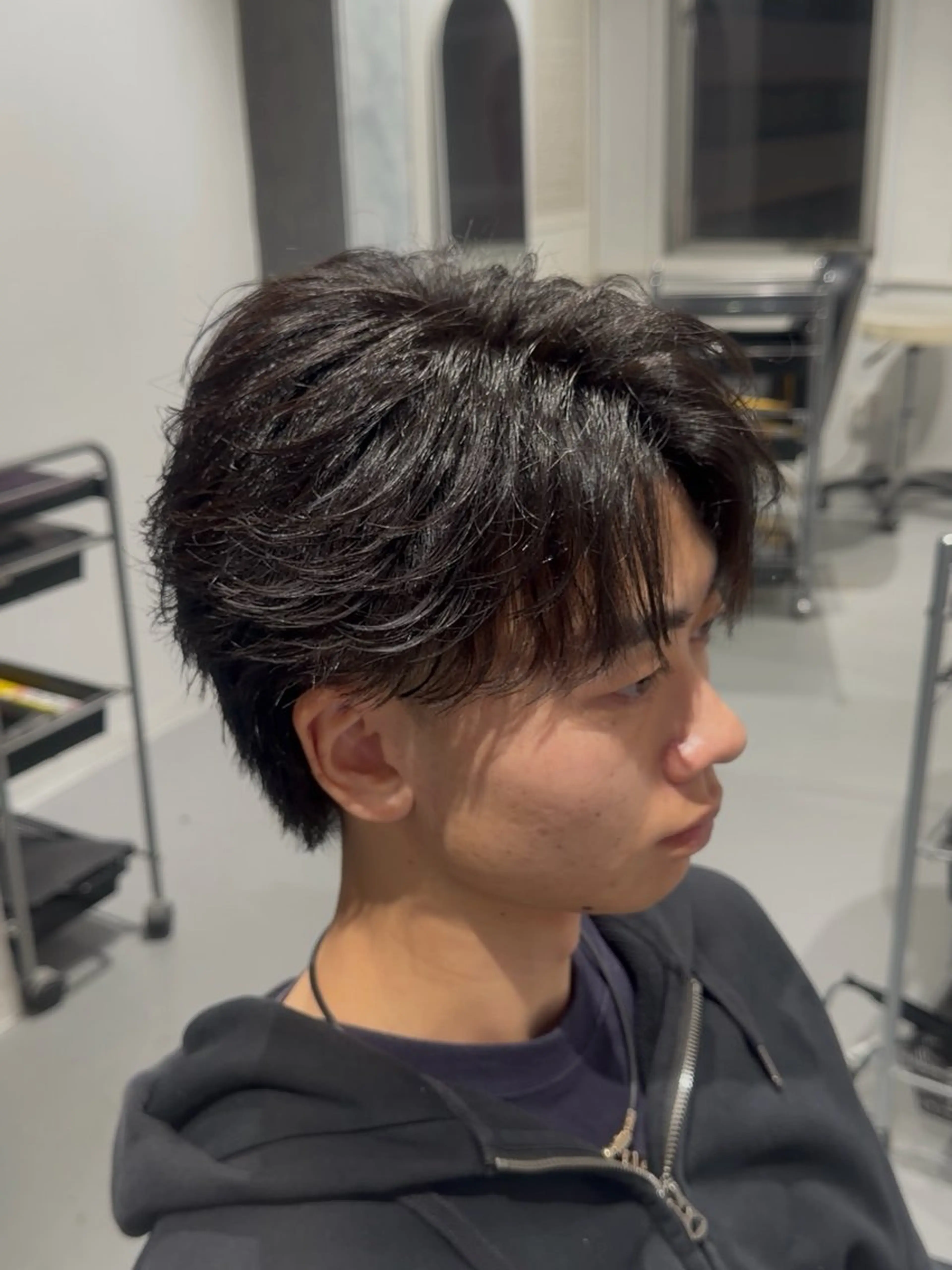 ショート パーマ メンズ カット パーマ メンズ専門 星雅哉のヘアスタイル