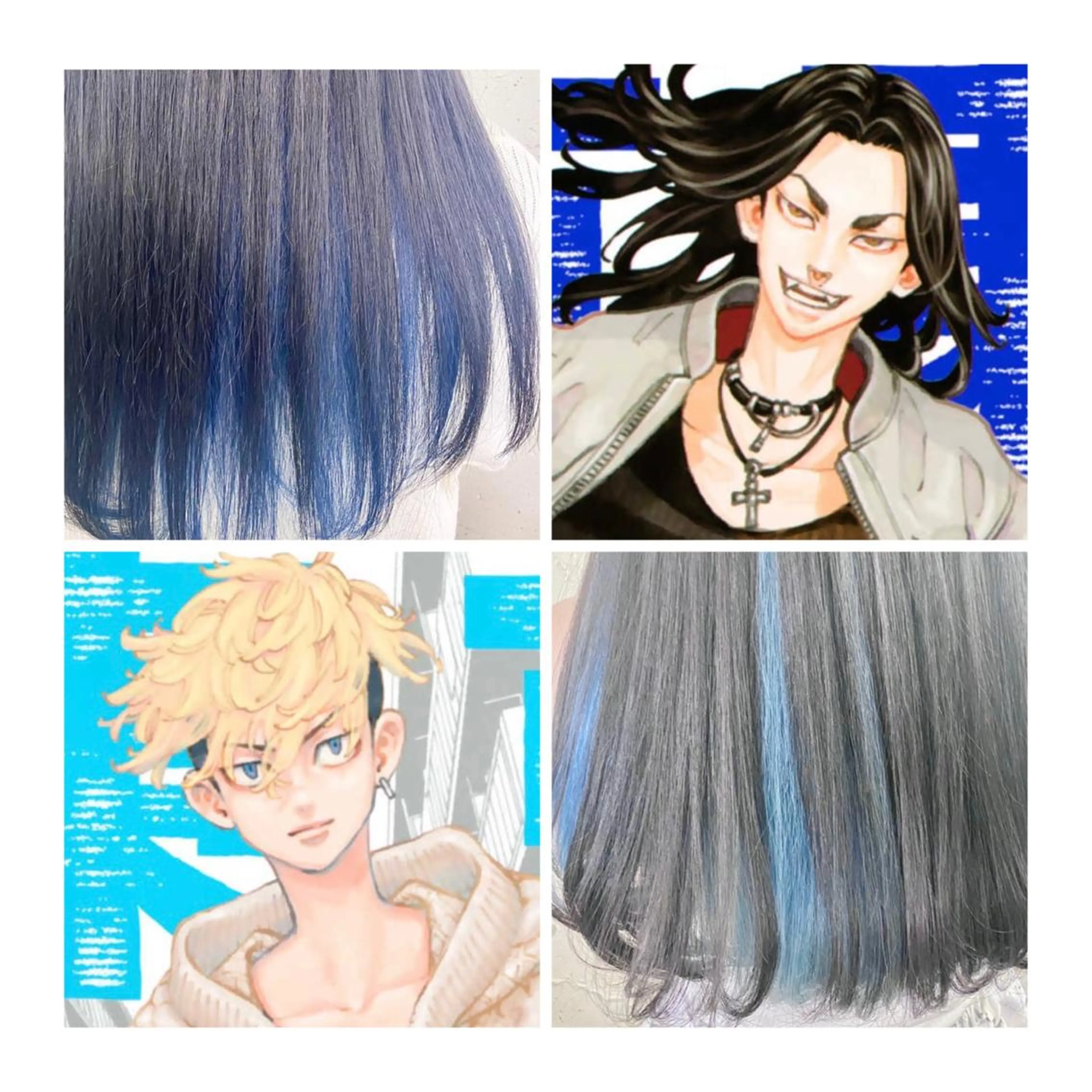 セミロング カラー GARU-ガル-所属・TSUNO🦖 派手髪/オタク美容師のヘアスタイル